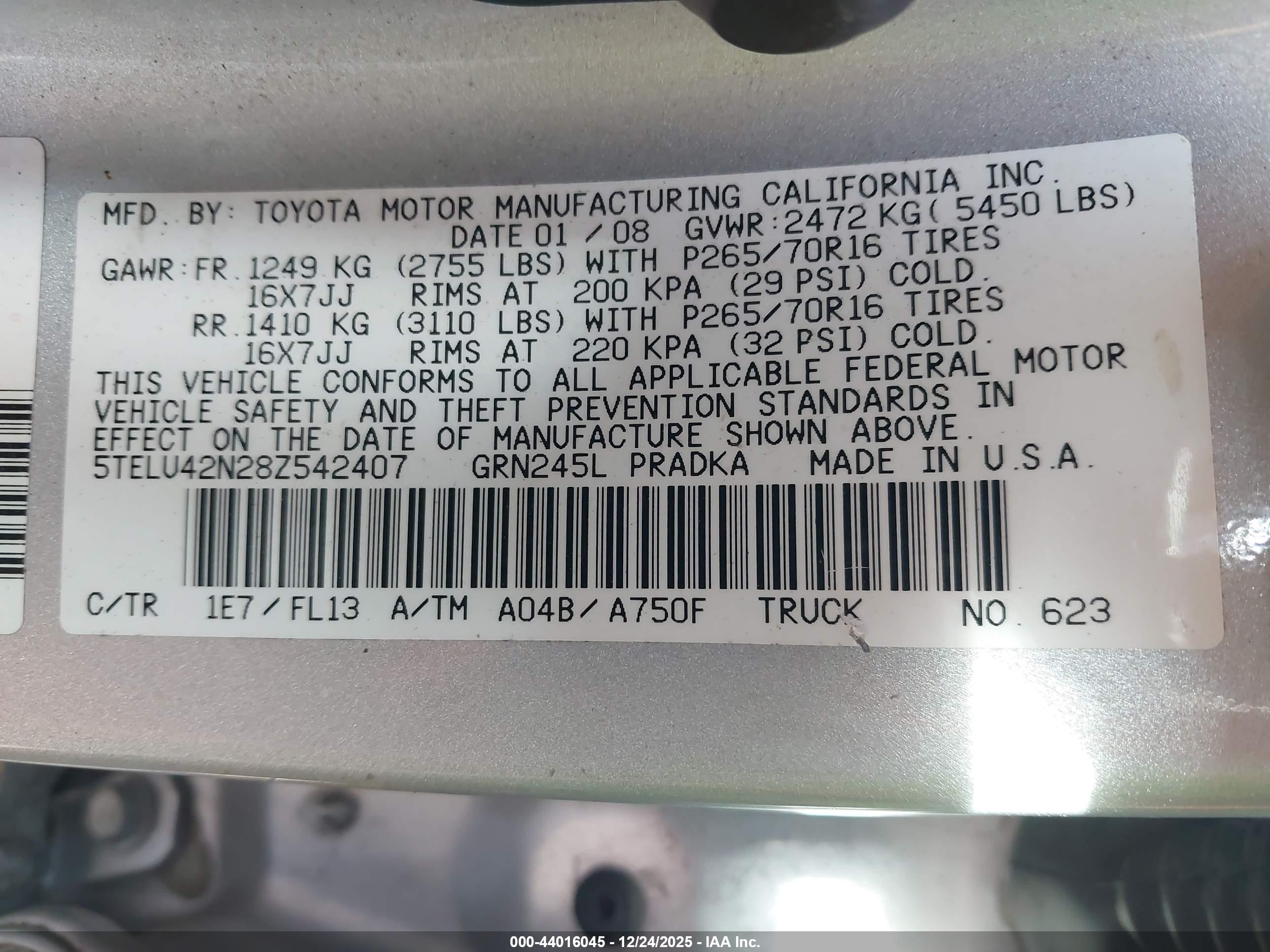 TOYOTA TACOMA image 9