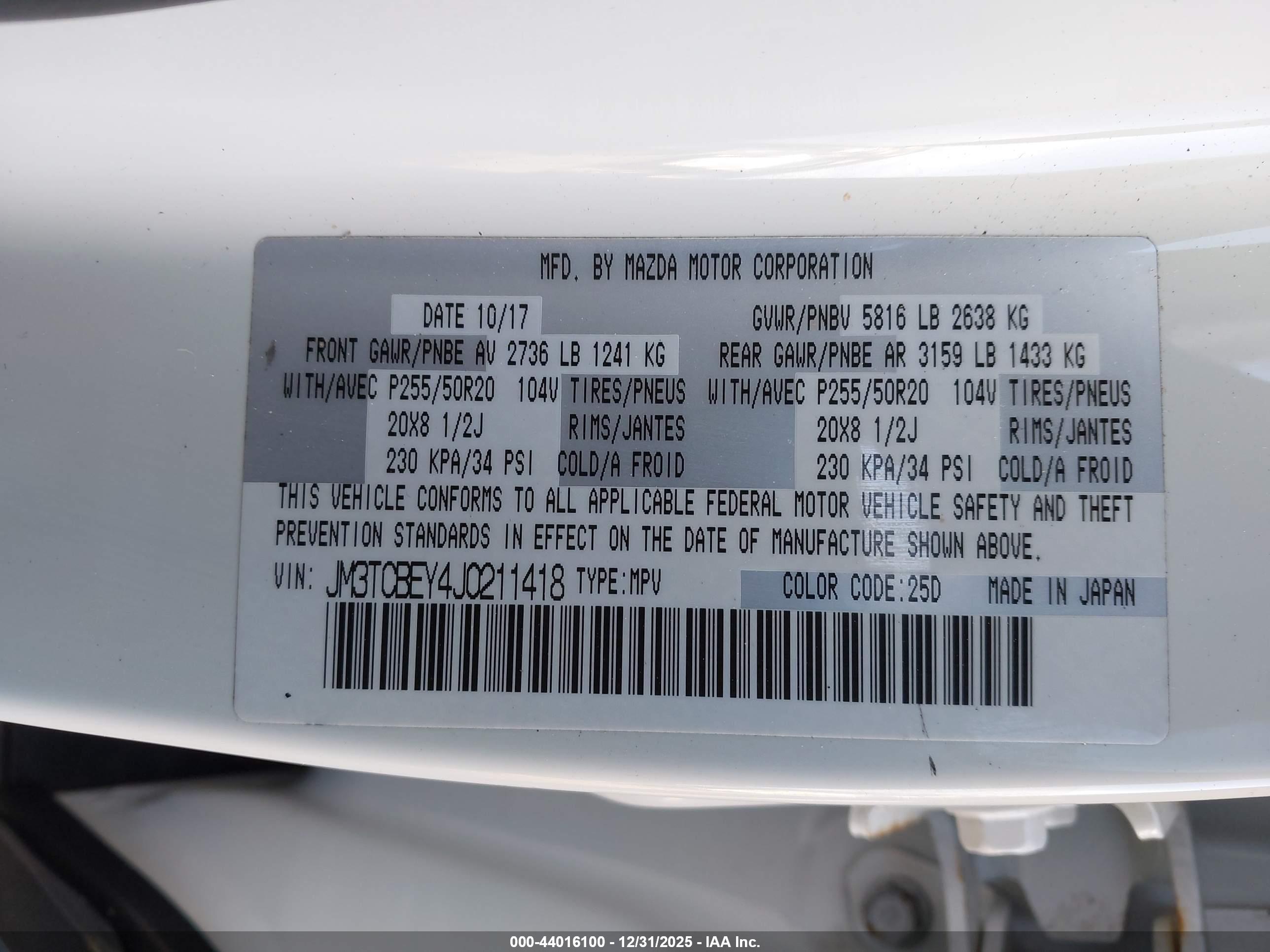 MAZDA CX-9 image 9