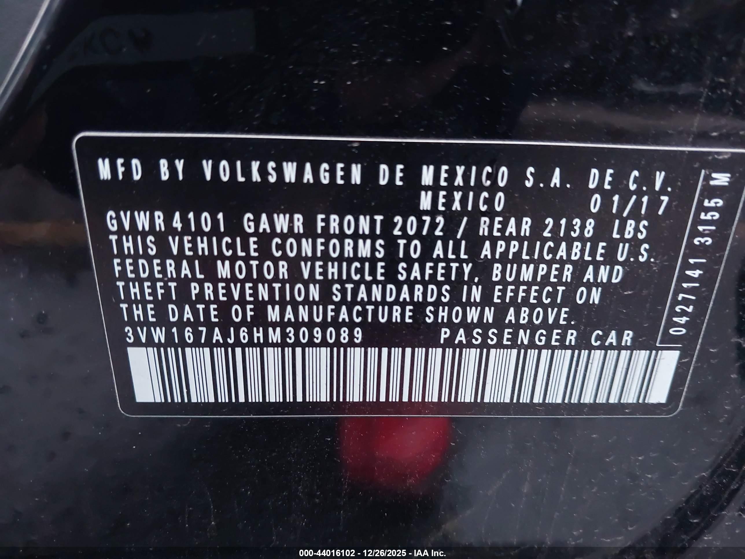 VOLKSWAGEN JETTA image 9