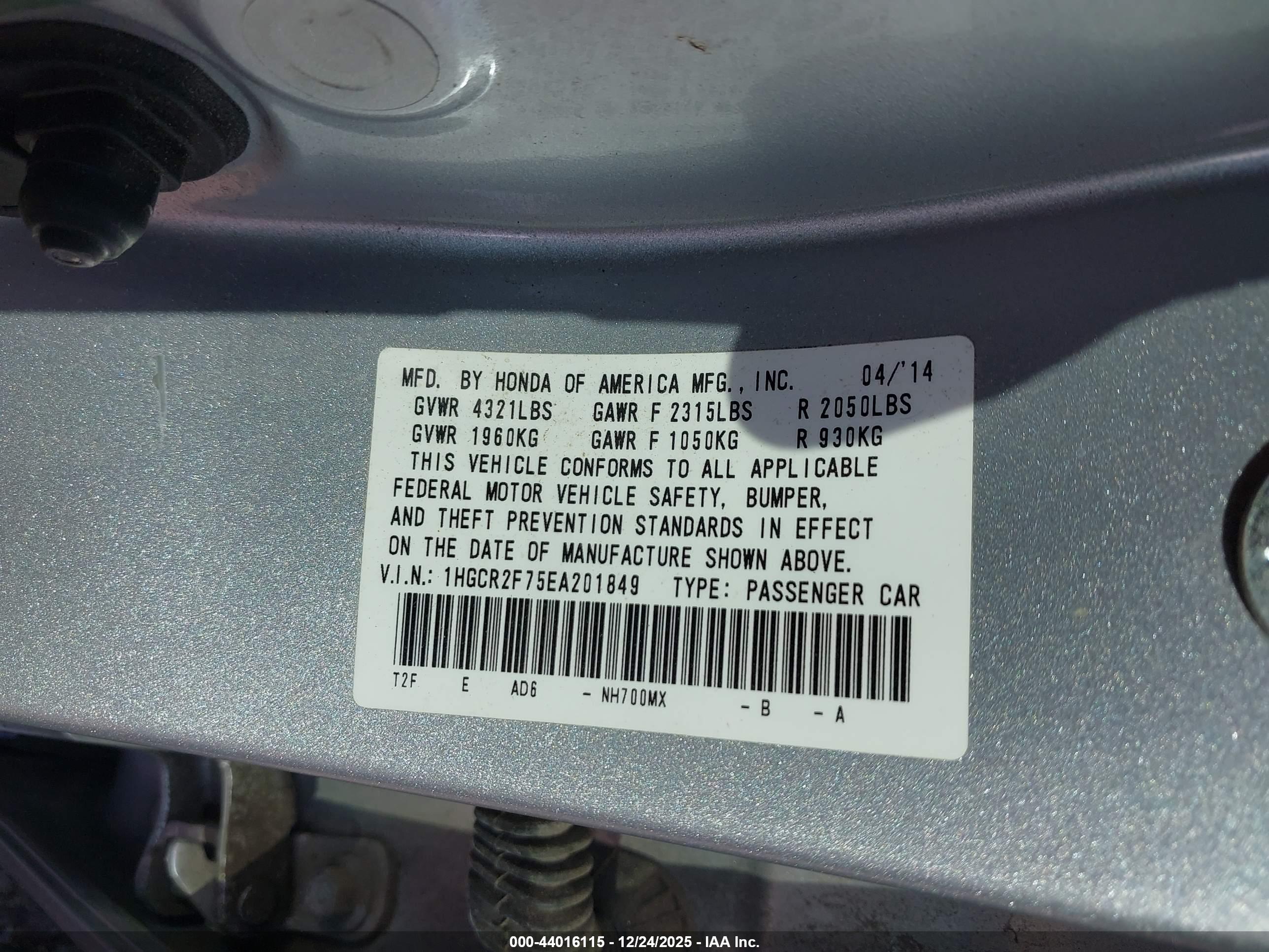 HONDA ACCORD image 9