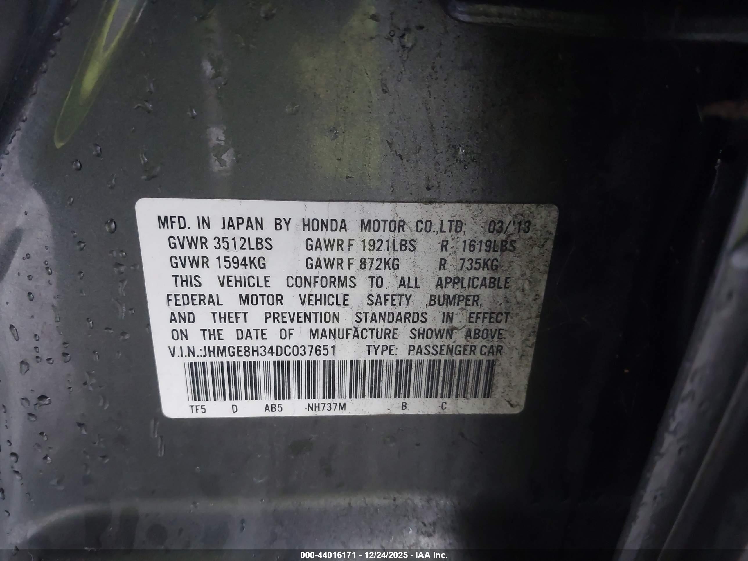 HONDA FIT image 9