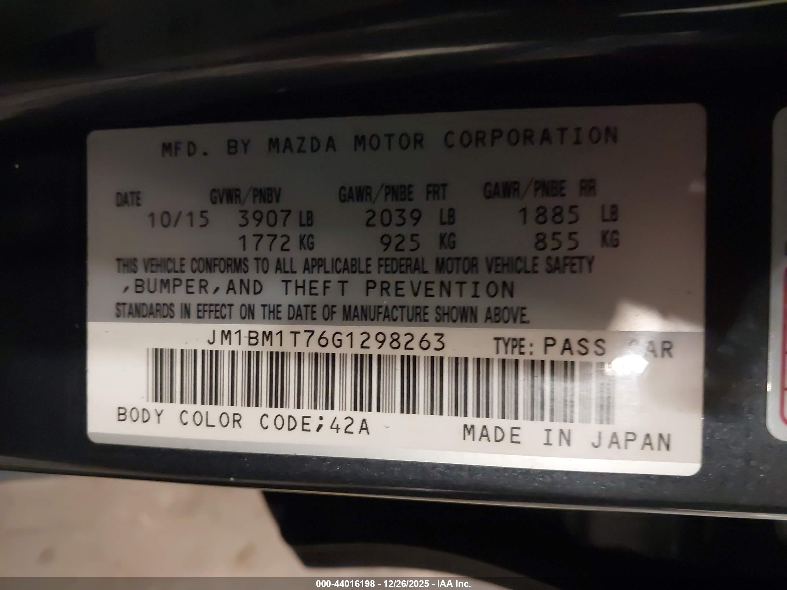 MAZDA MAZDA3 image 9