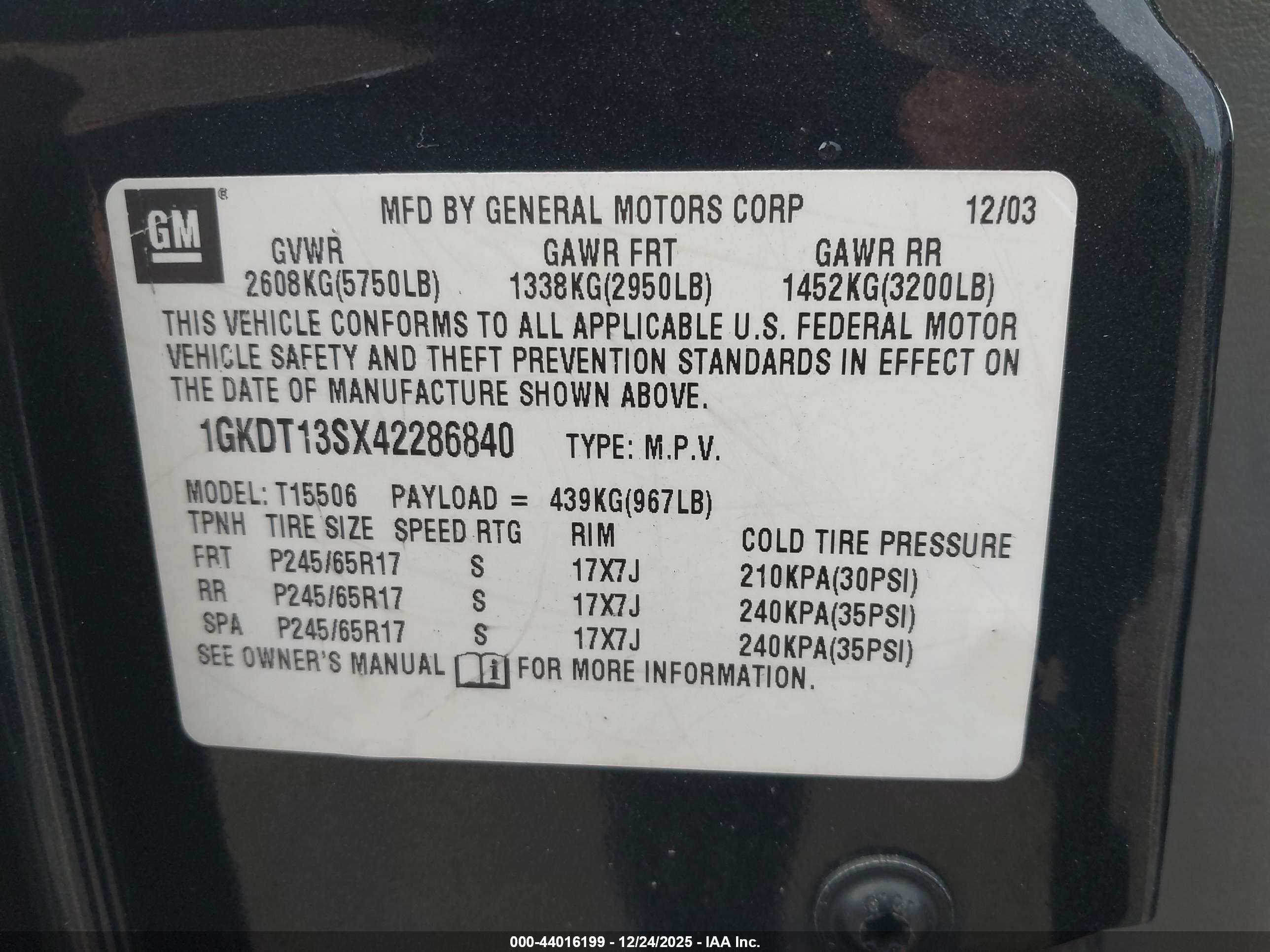 GMC ENVOY image 9