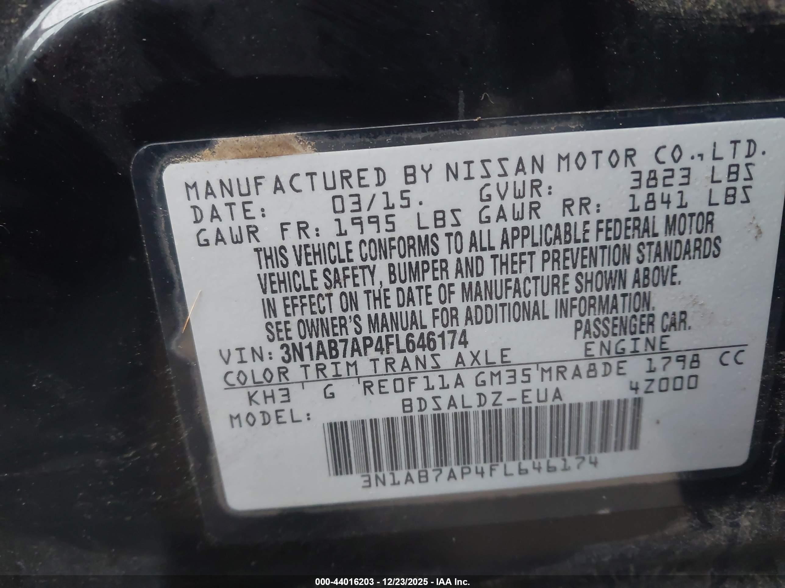 NISSAN SENTRA image 9