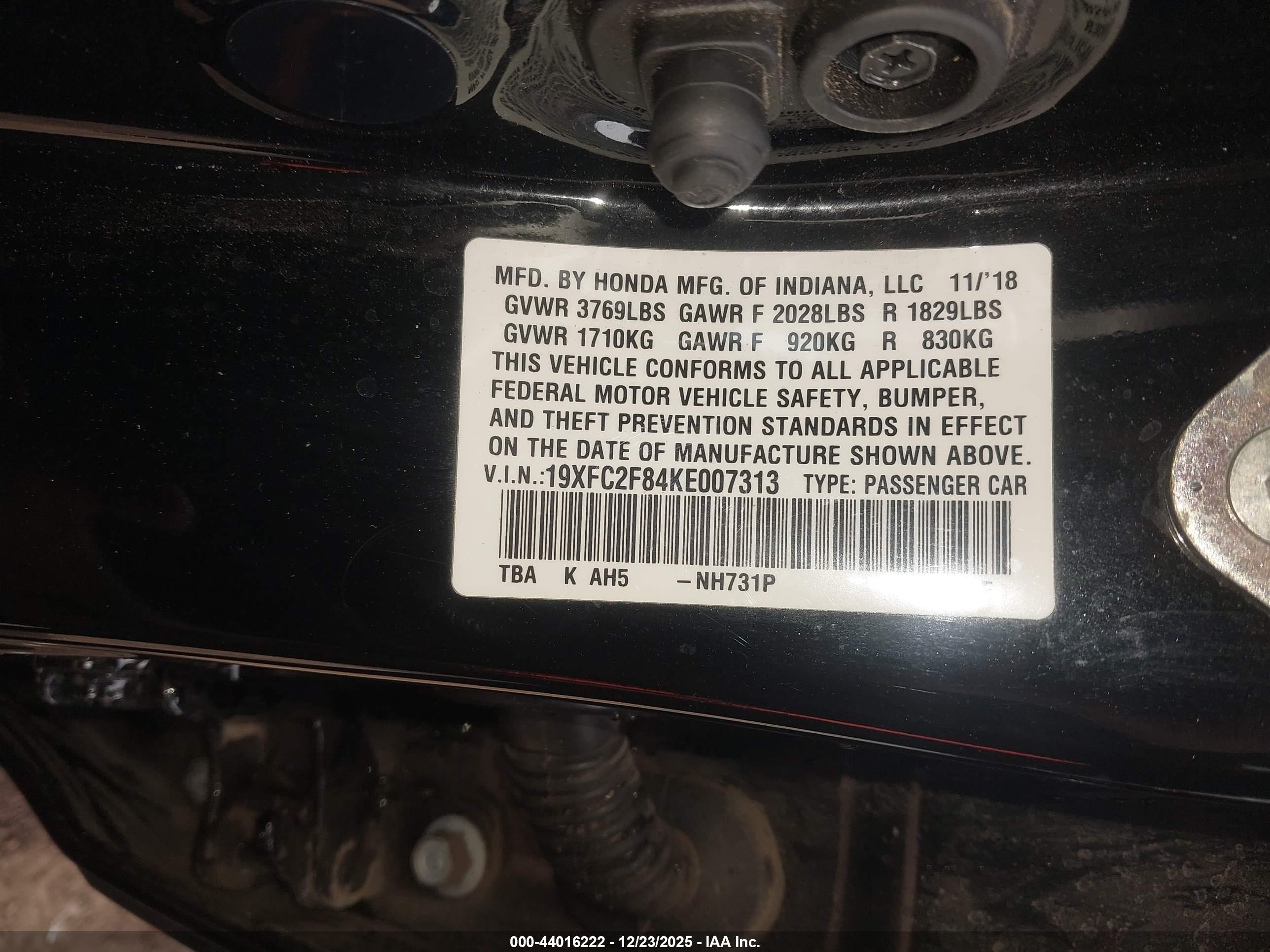 HONDA CIVIC image 9