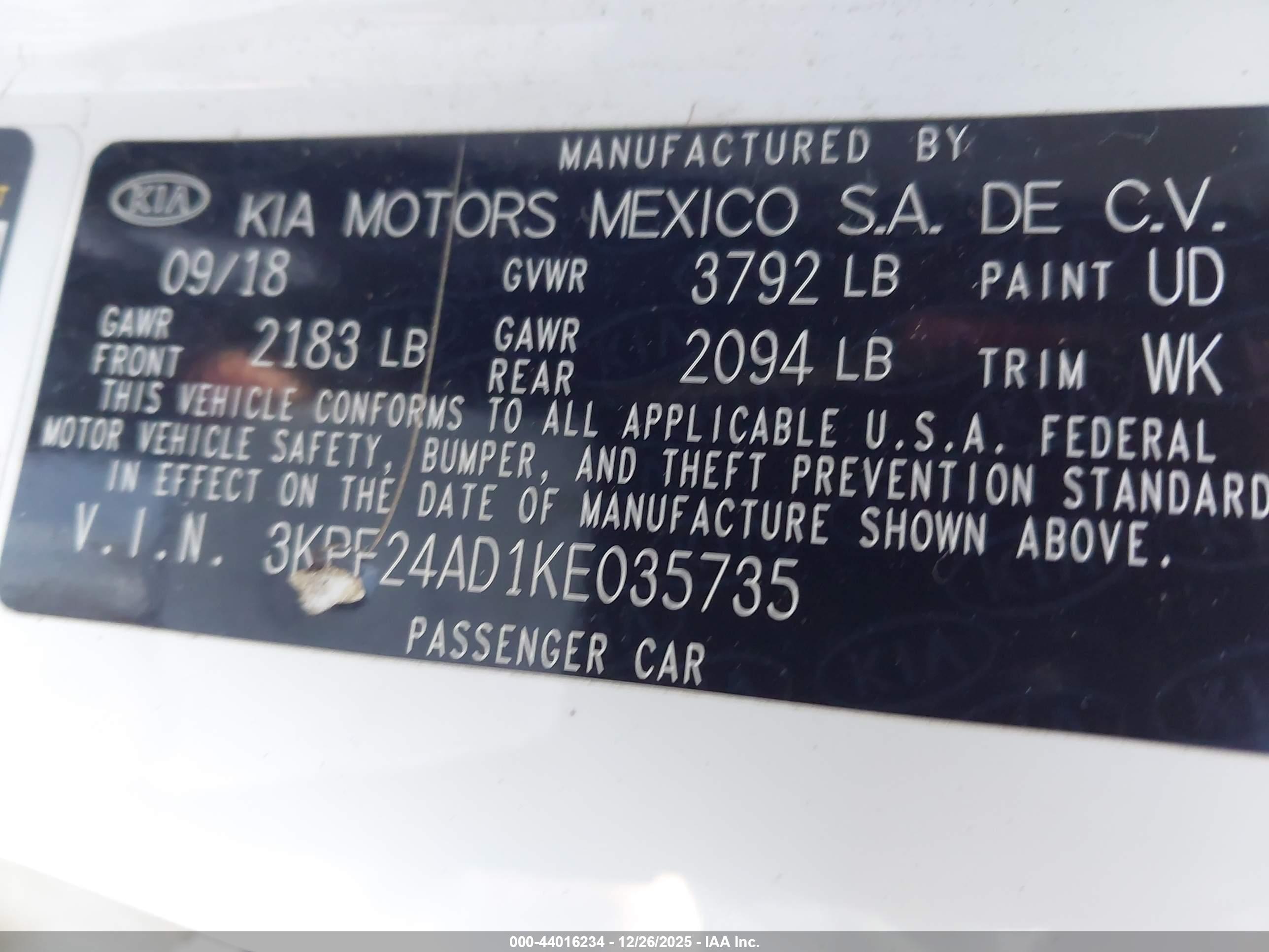 KIA FORTE image 9
