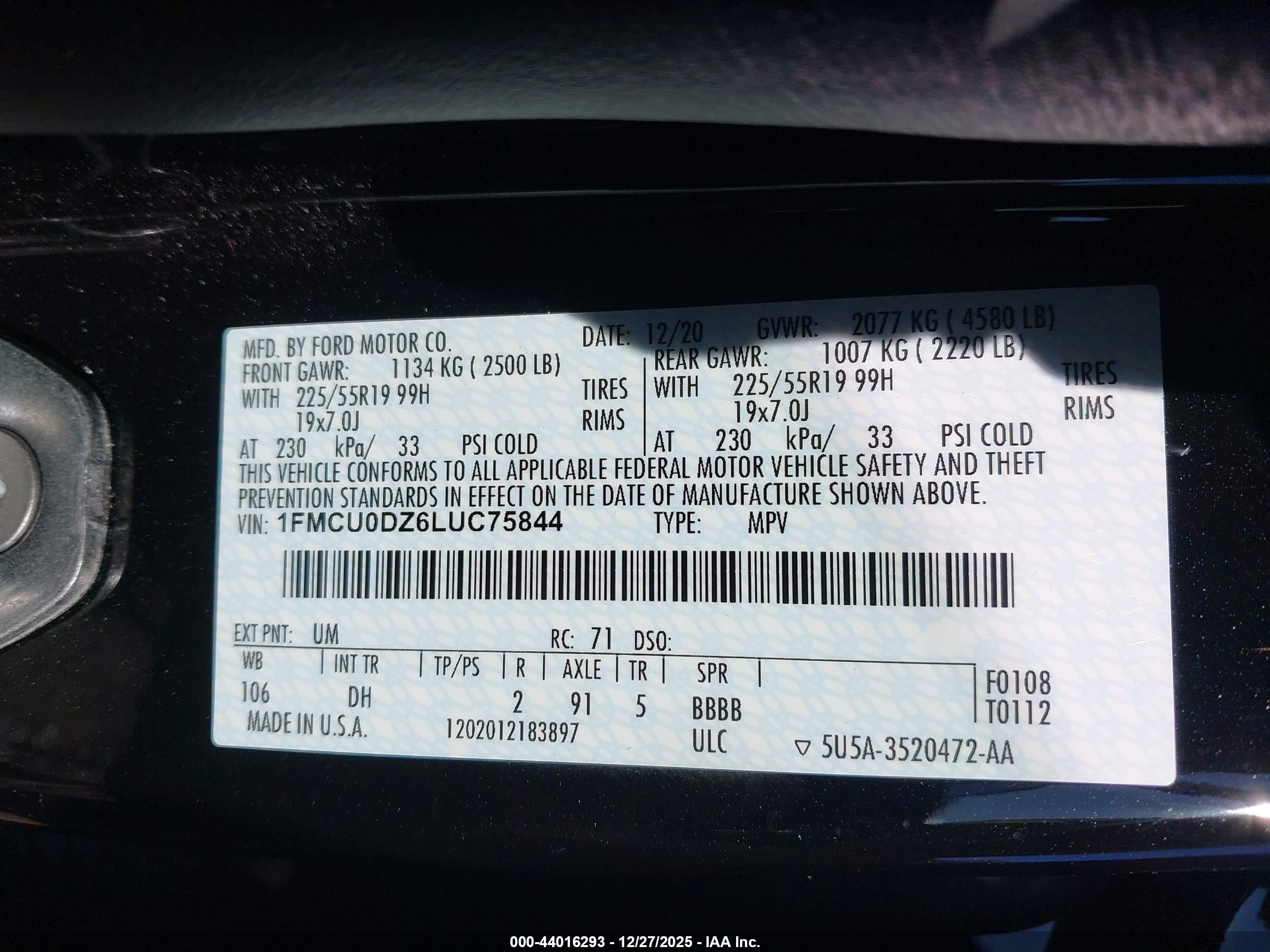 FORD ESCAPE image 9