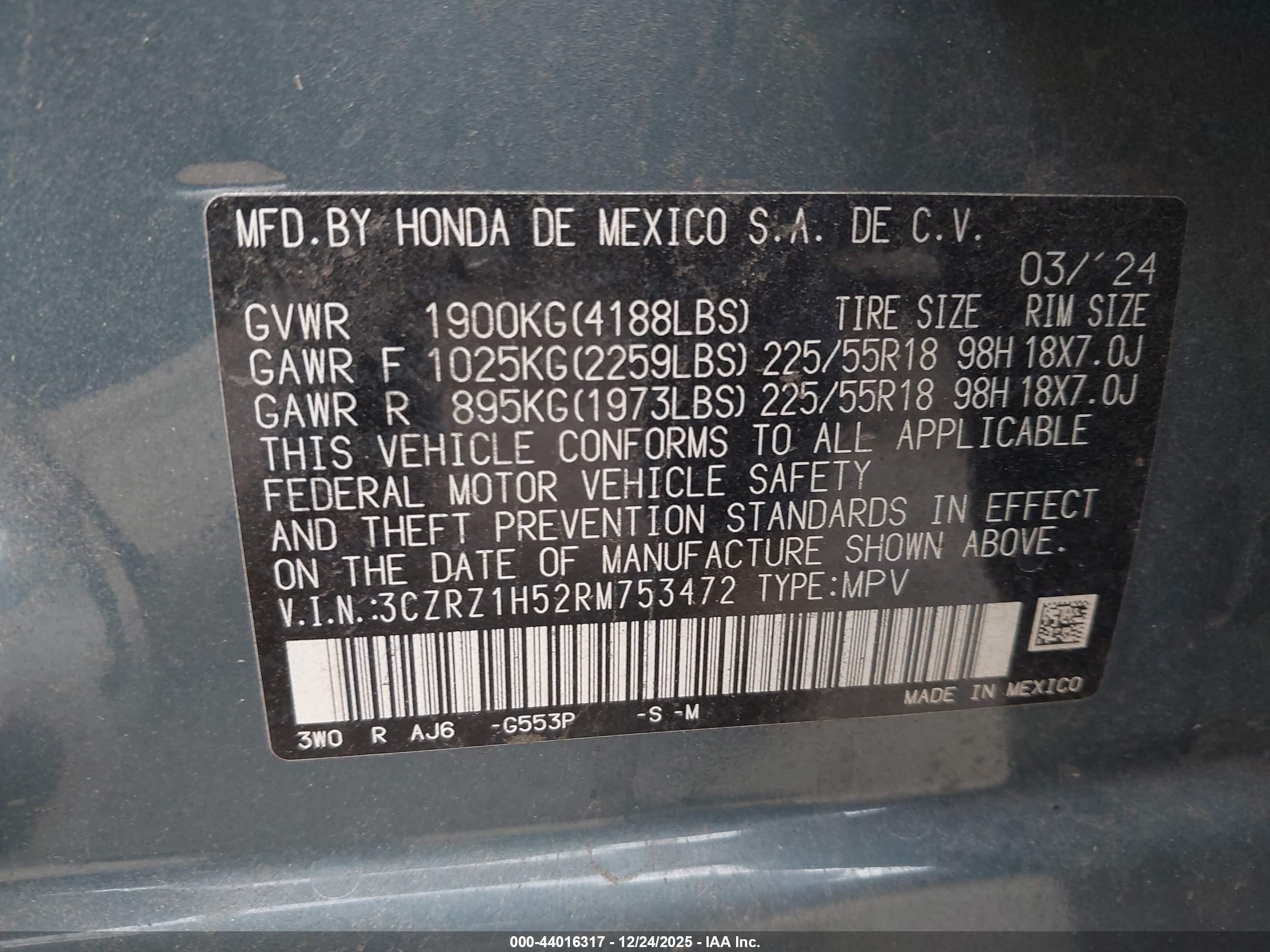HONDA HR-V image 9