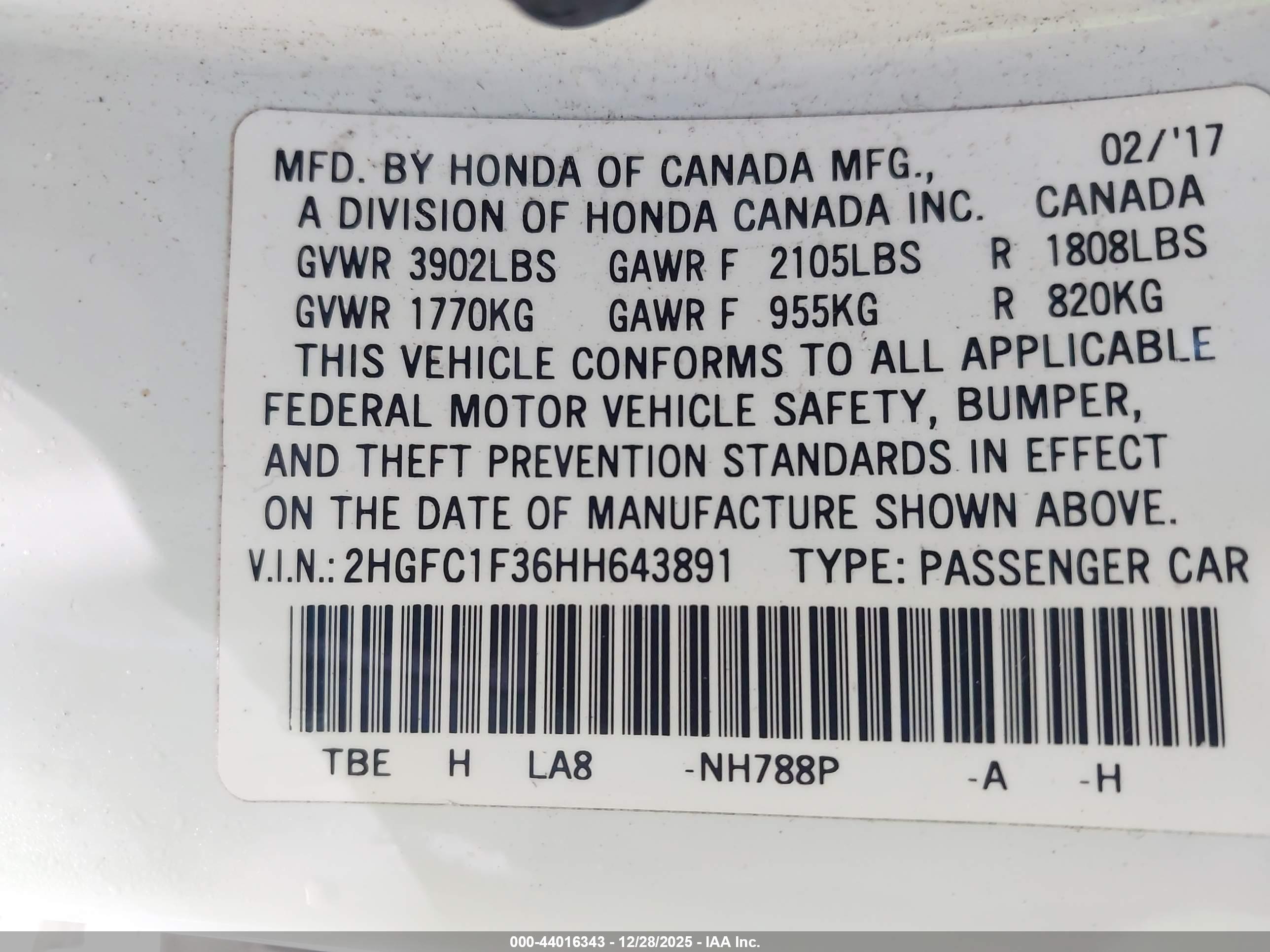 HONDA CIVIC image 9