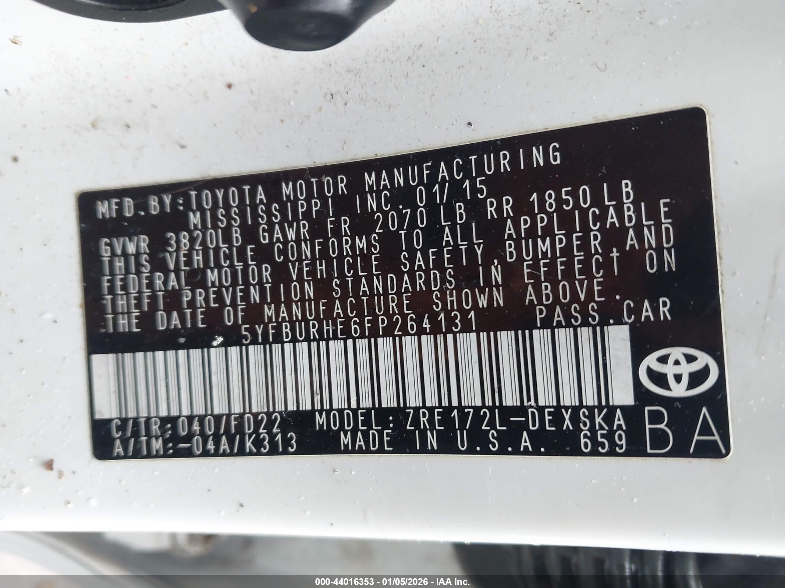 TOYOTA COROLLA image 9
