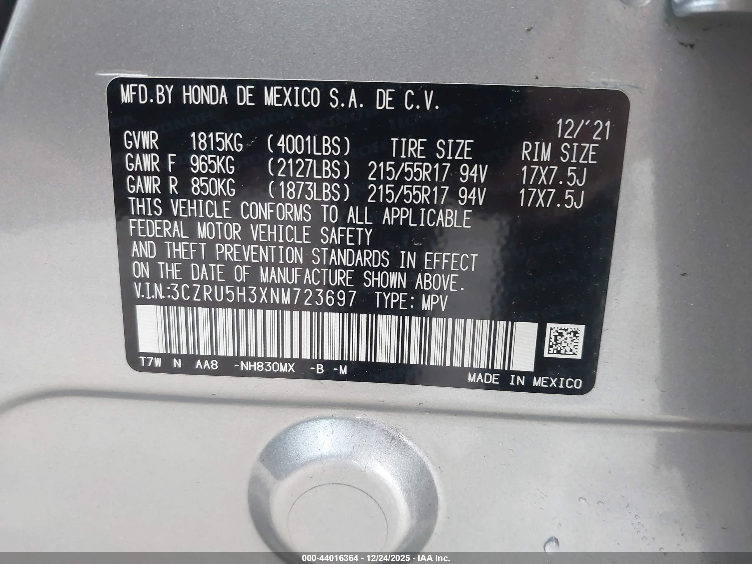 HONDA HR-V image 9