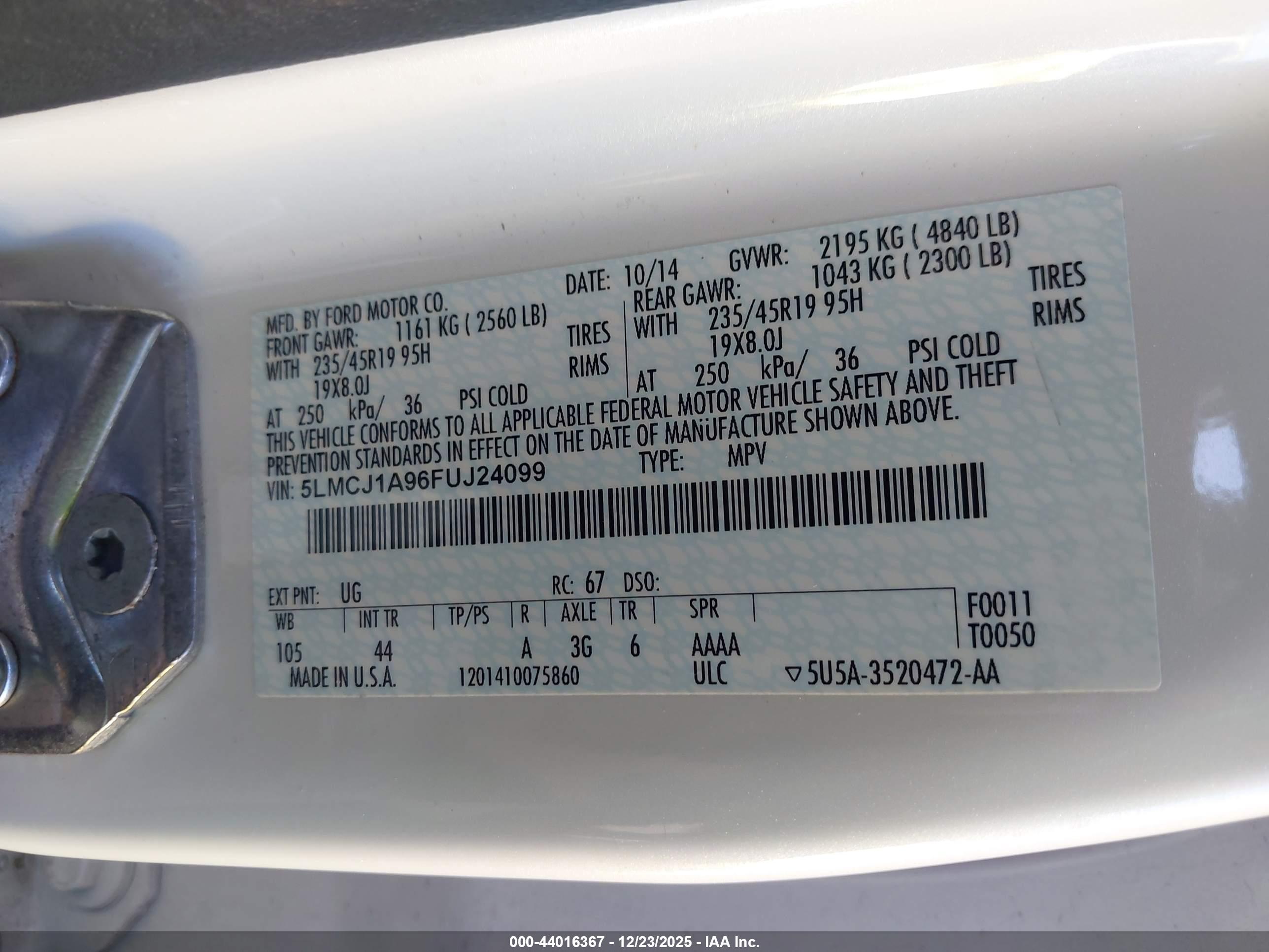 LINCOLN MKC image 9