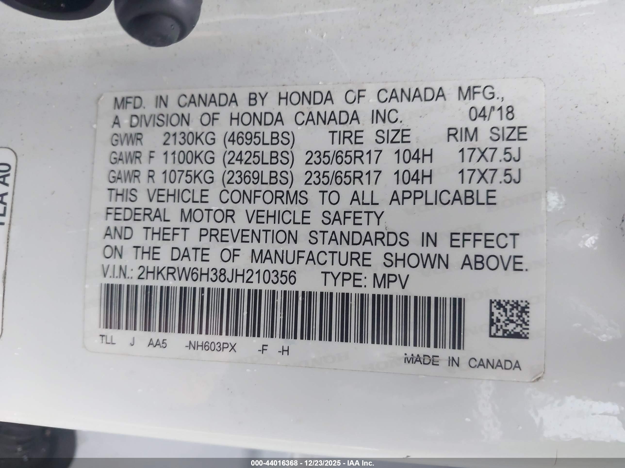 HONDA CR-V image 9