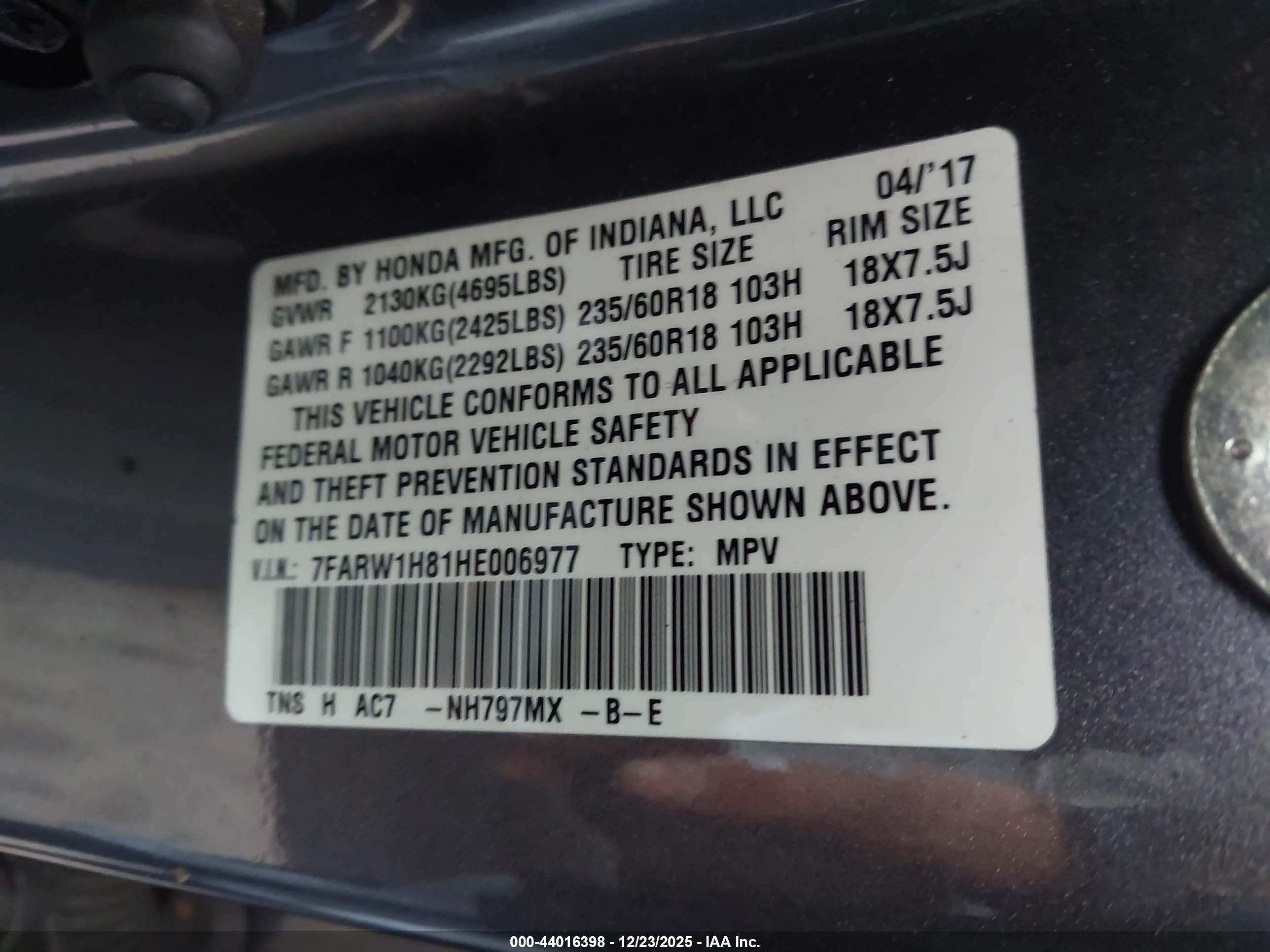 HONDA CR-V image 9