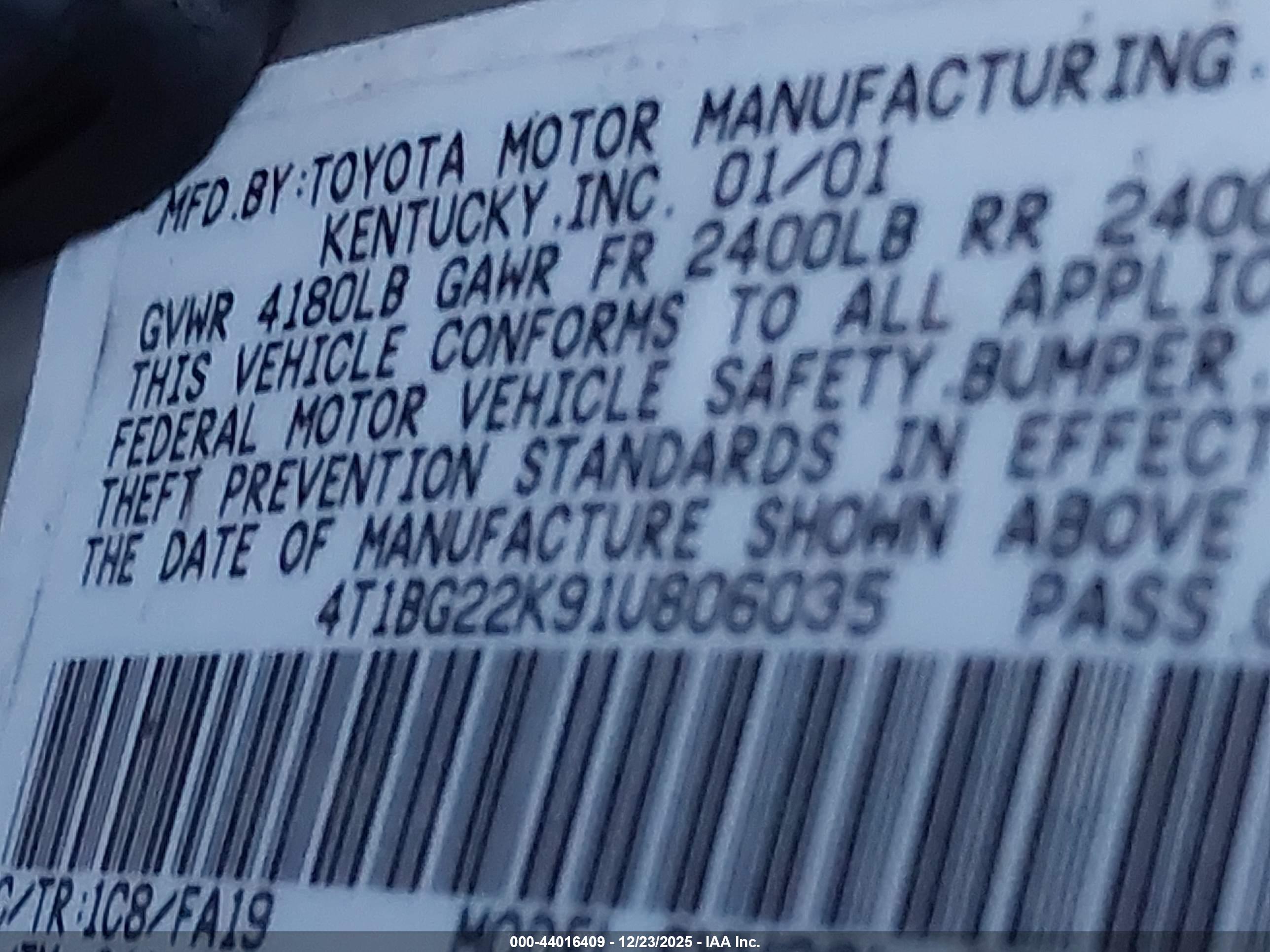 TOYOTA CAMRY image 9