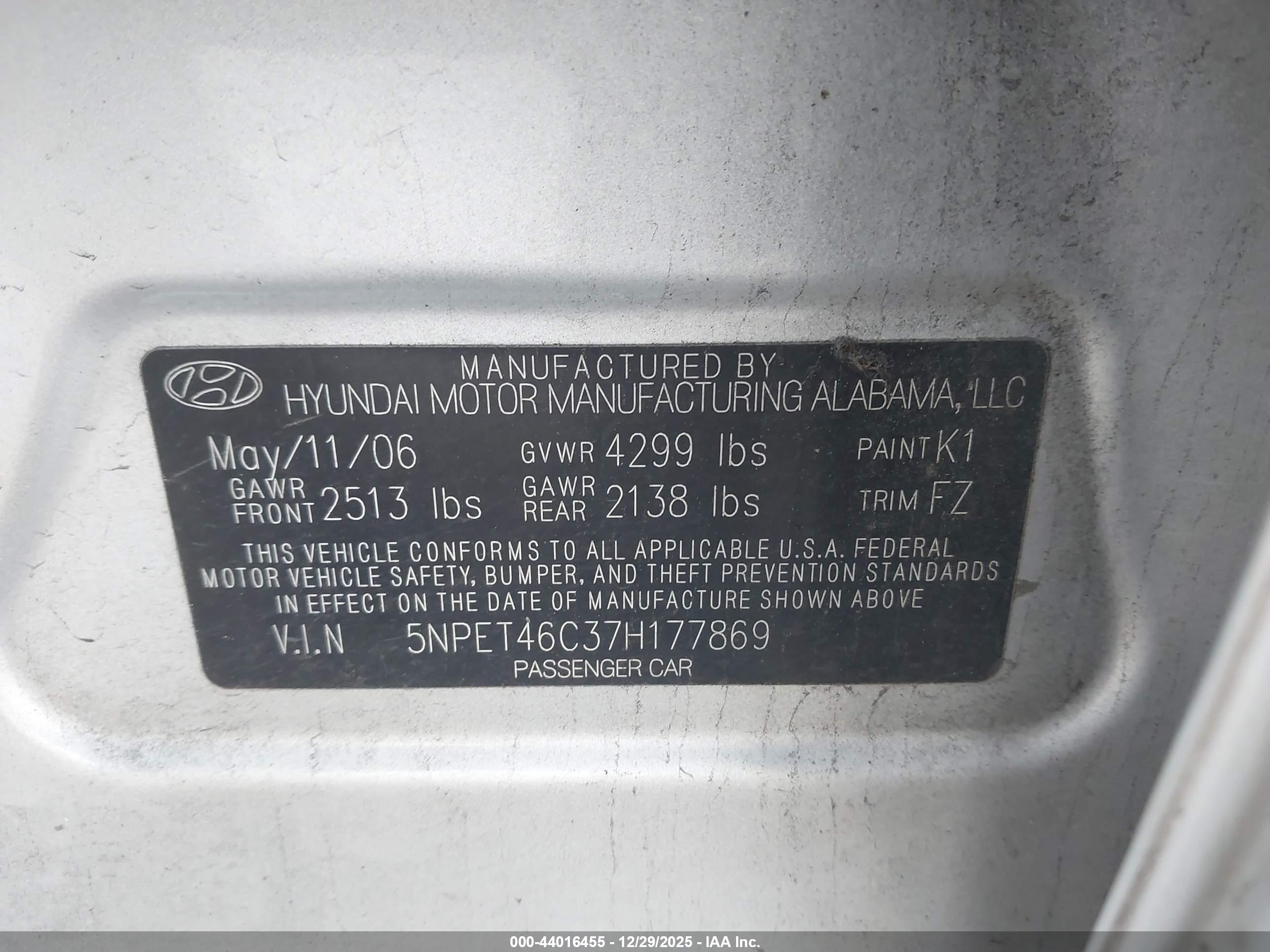 HYUNDAI SONATA image 9