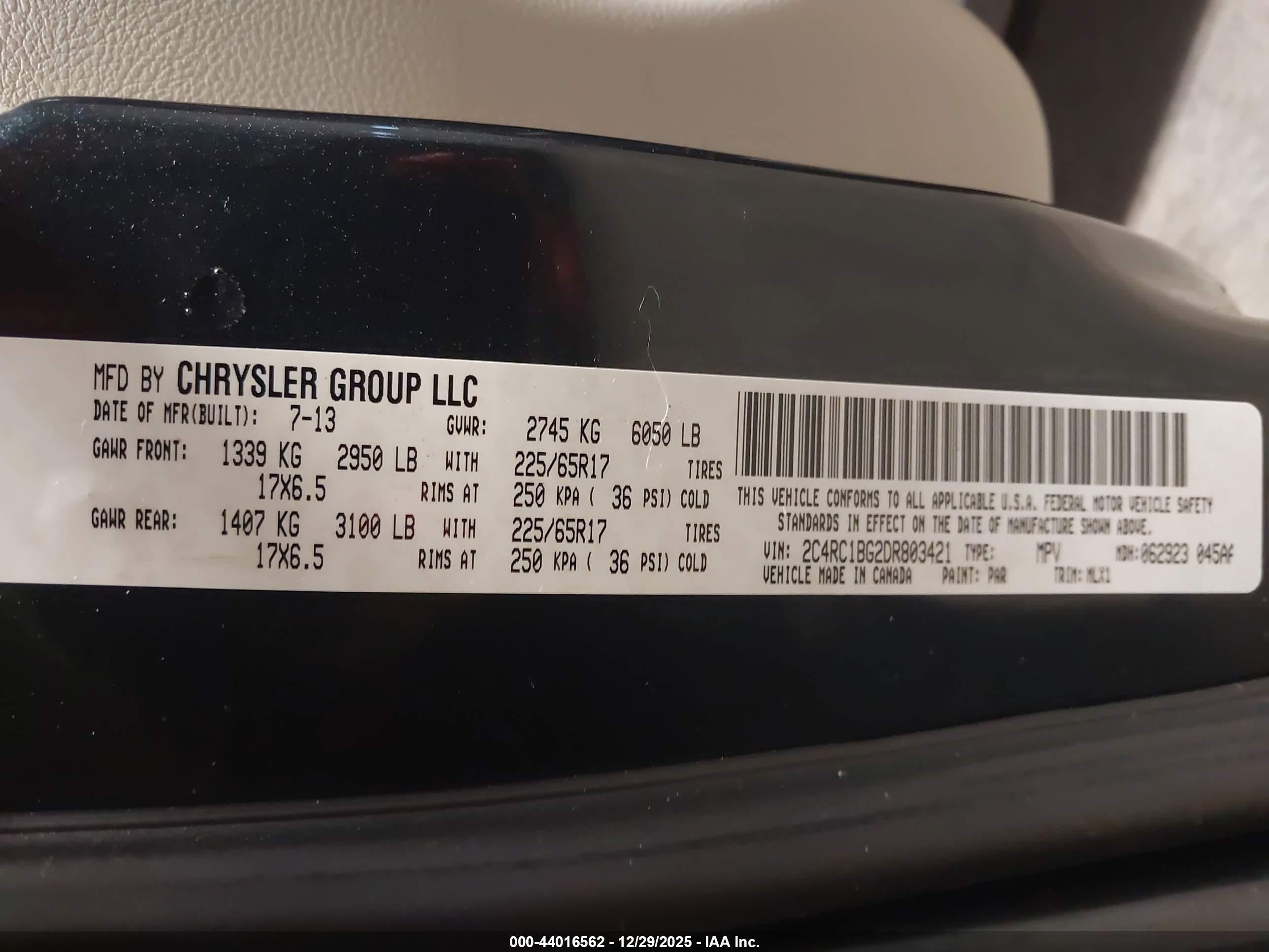 CHRYSLER TOWN image 9