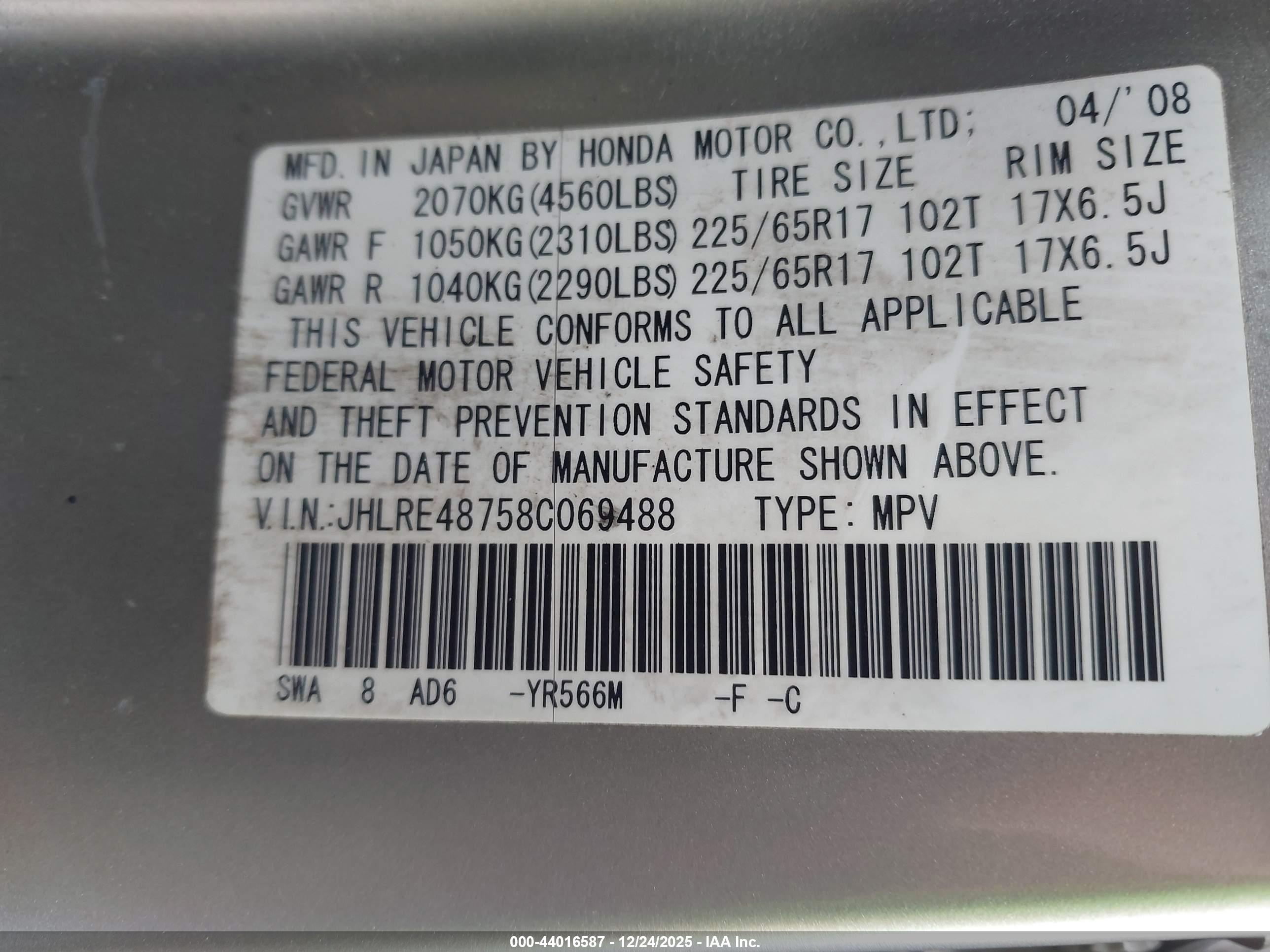 HONDA CR-V image 9