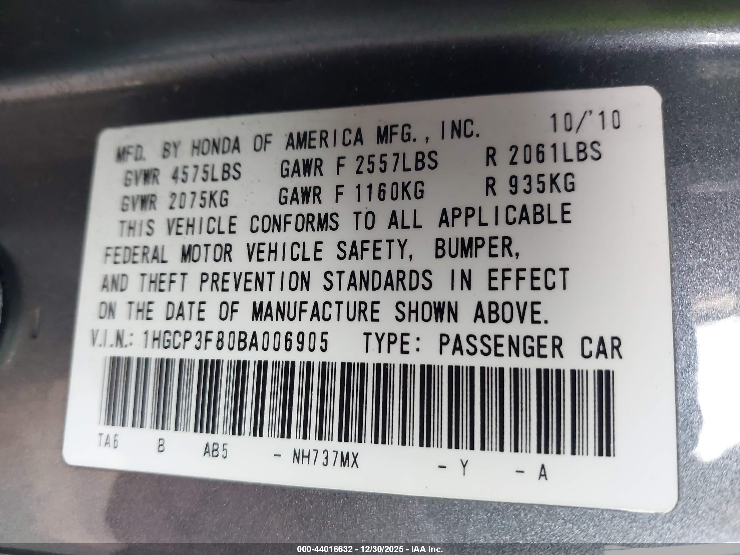 HONDA ACCORD image 9