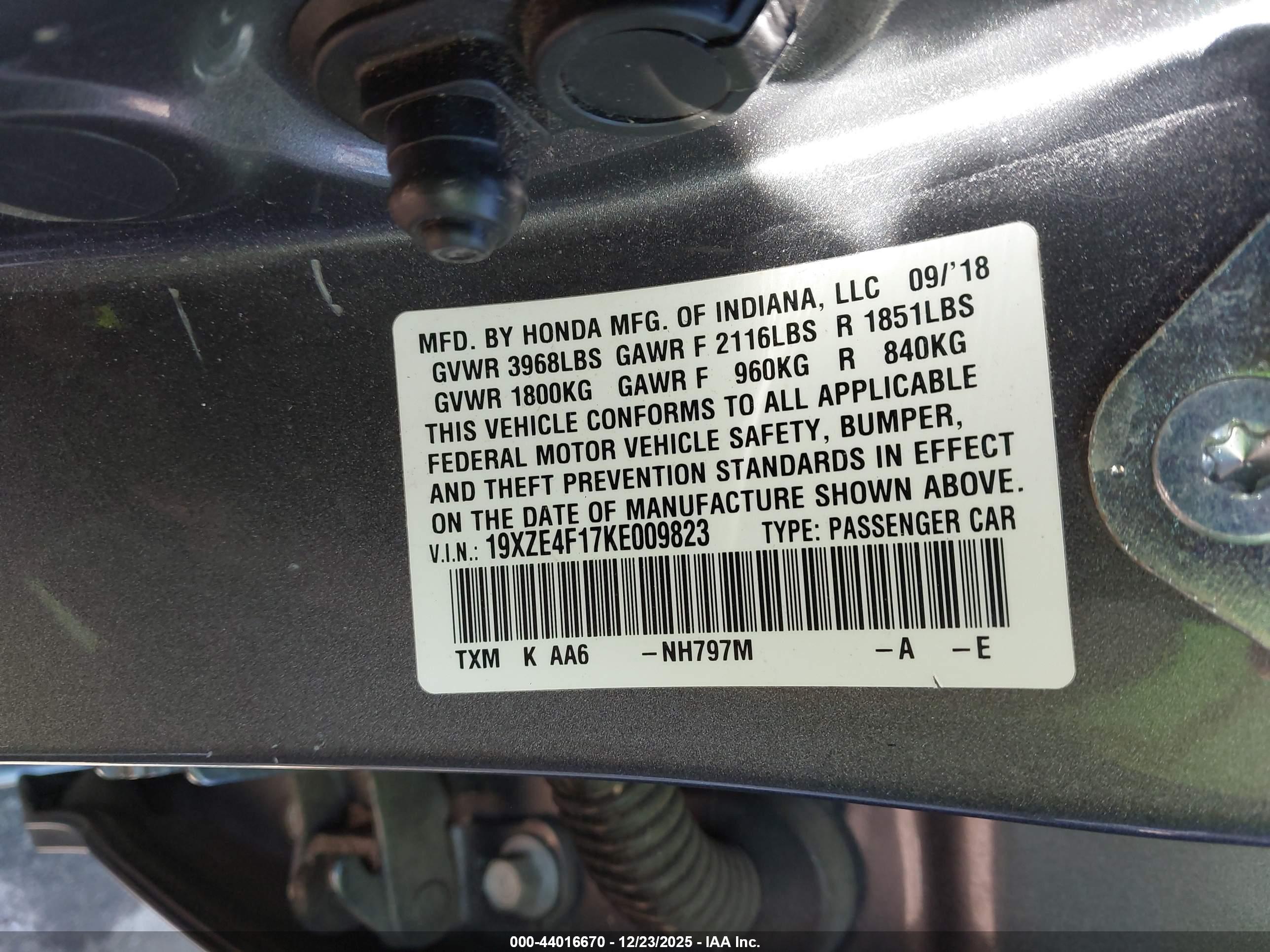 HONDA INSIGHT image 9
