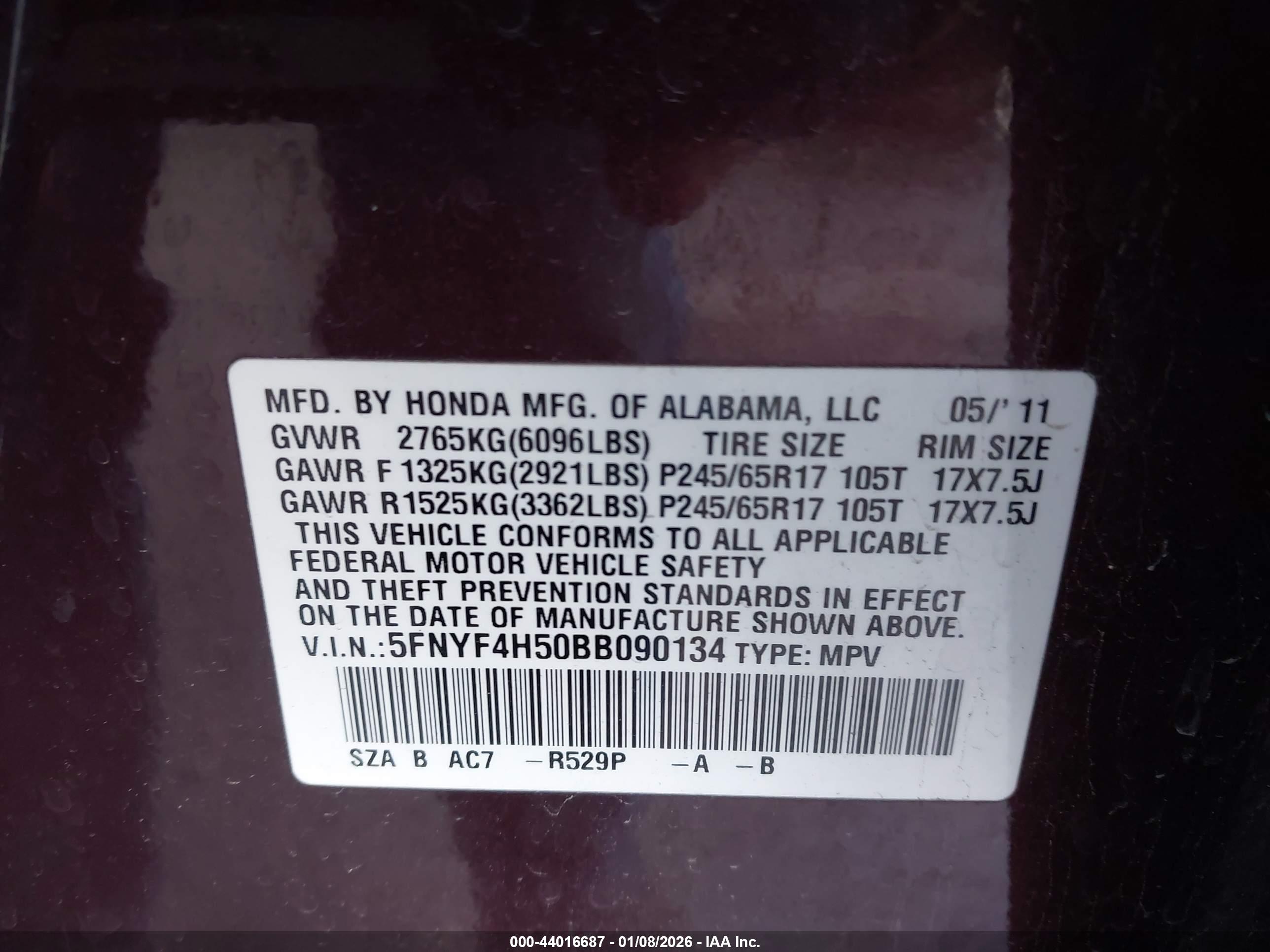 HONDA PILOT image 9