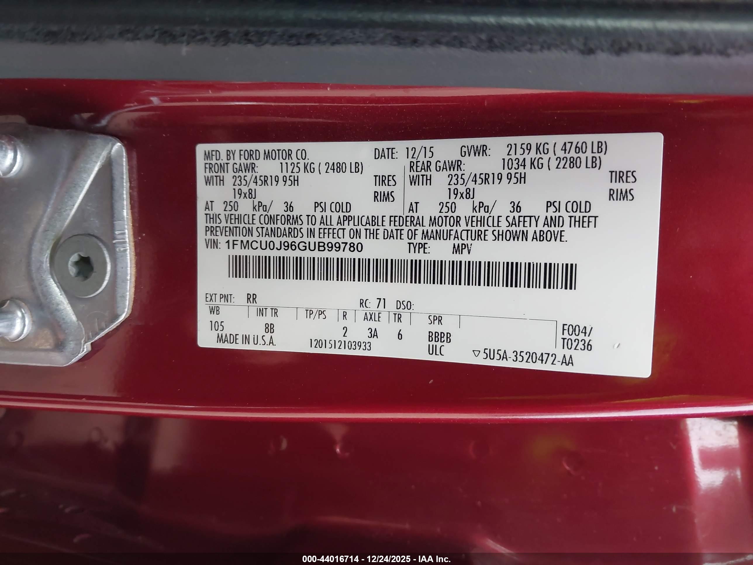 FORD ESCAPE image 9