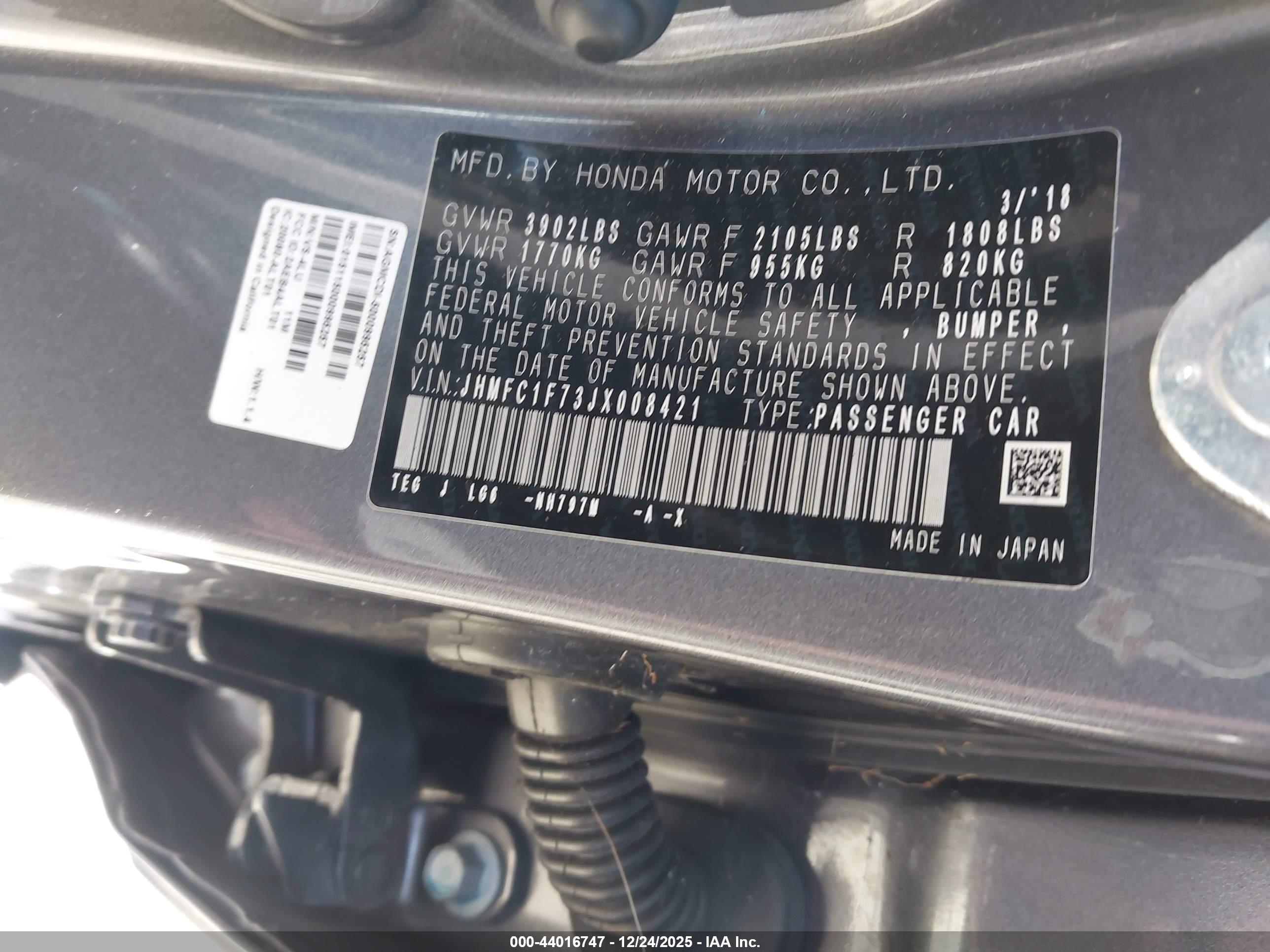 HONDA CIVIC image 9