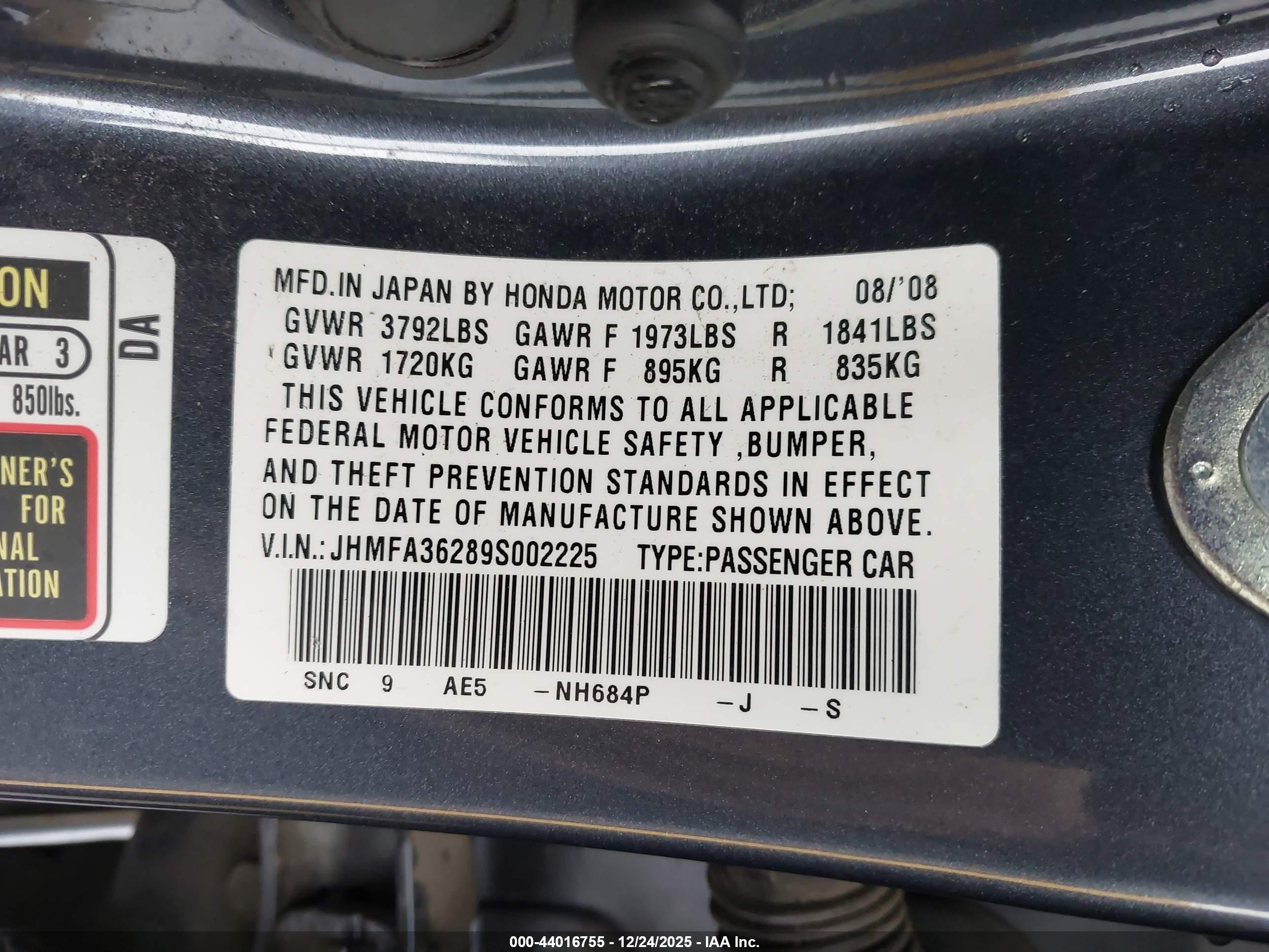 HONDA CIVIC image 9