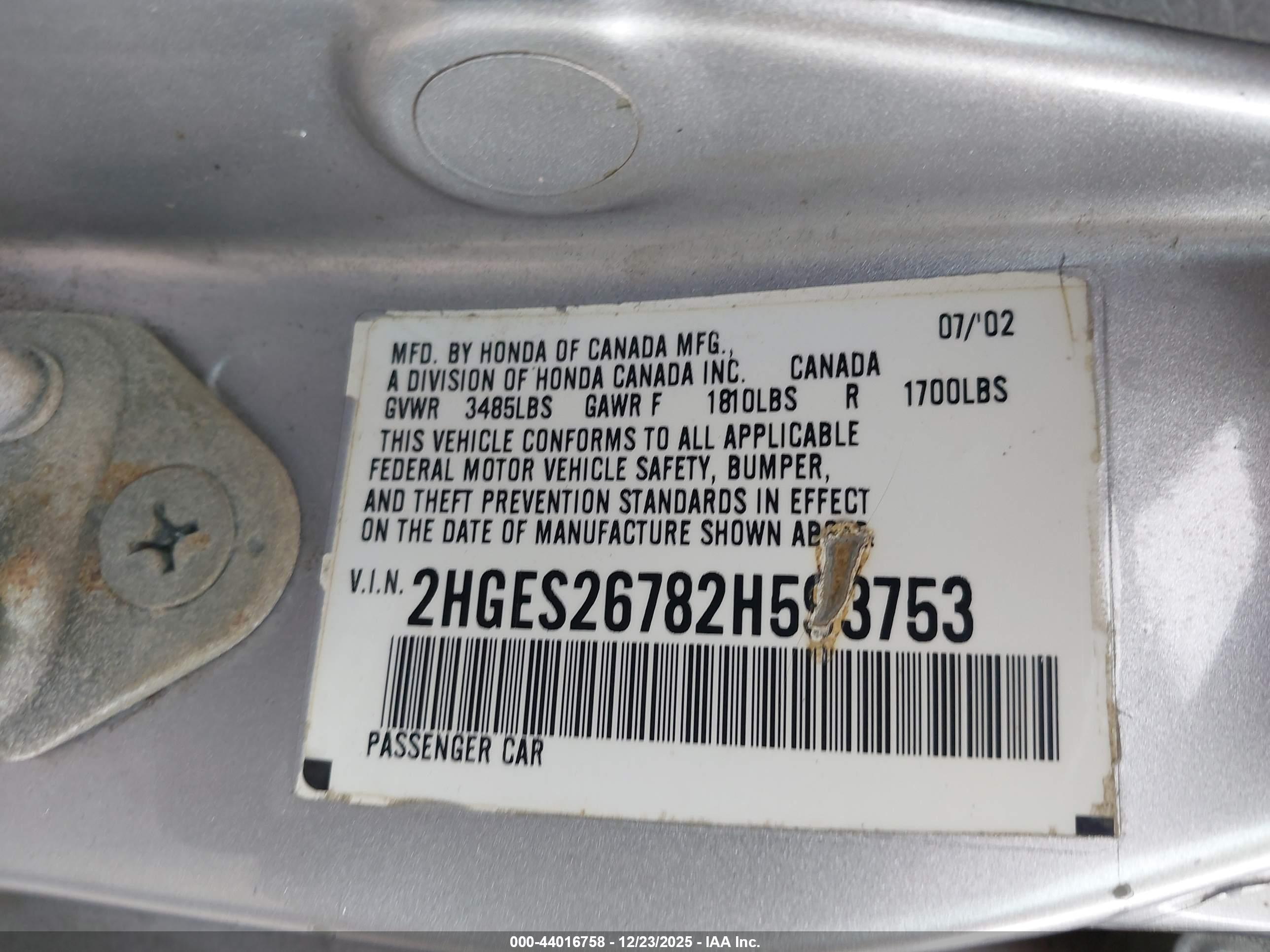 HONDA CIVIC image 9