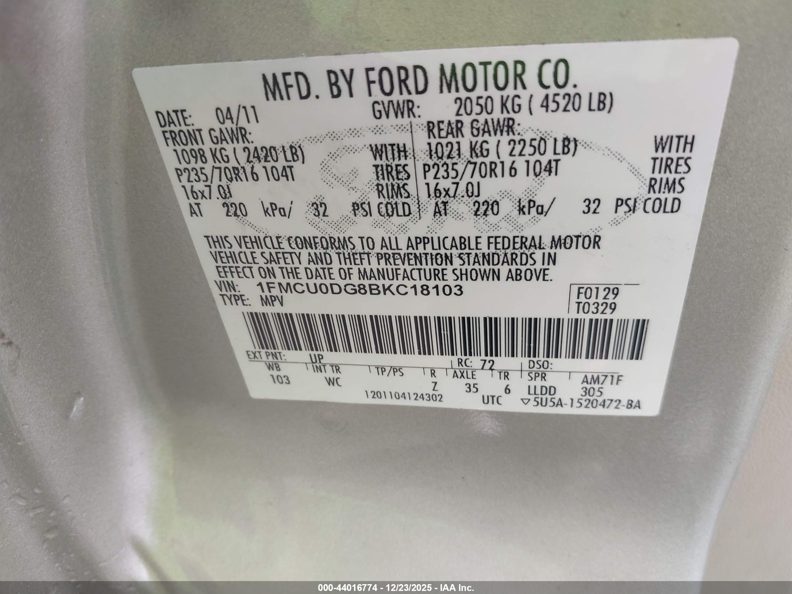 FORD ESCAPE image 9