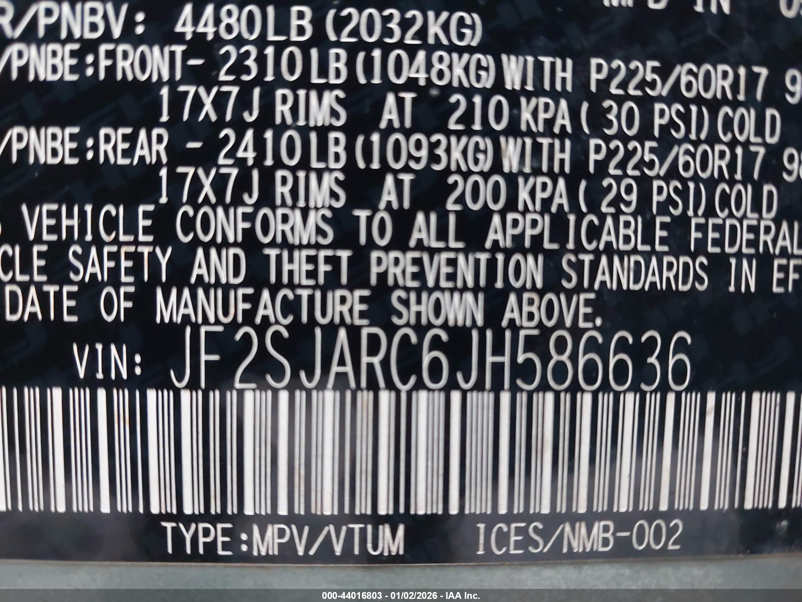 SUBARU FORESTER image 9