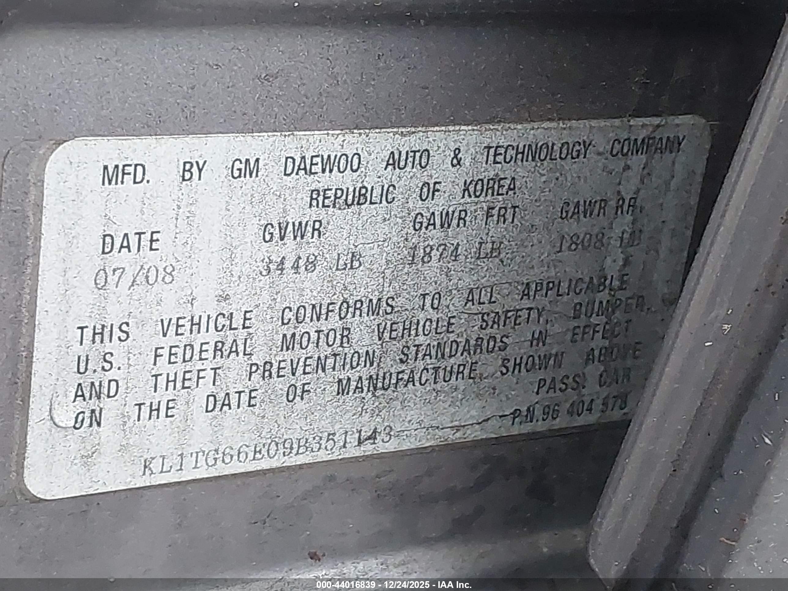 CHEVROLET AVEO image 9