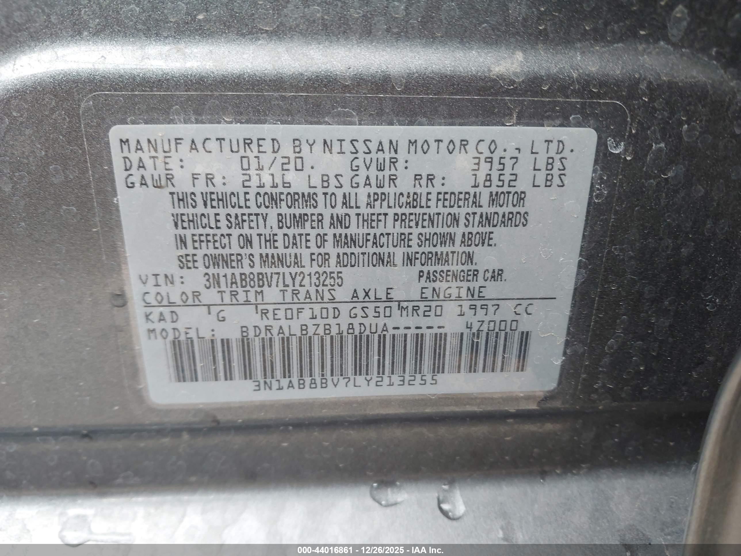NISSAN SENTRA image 9