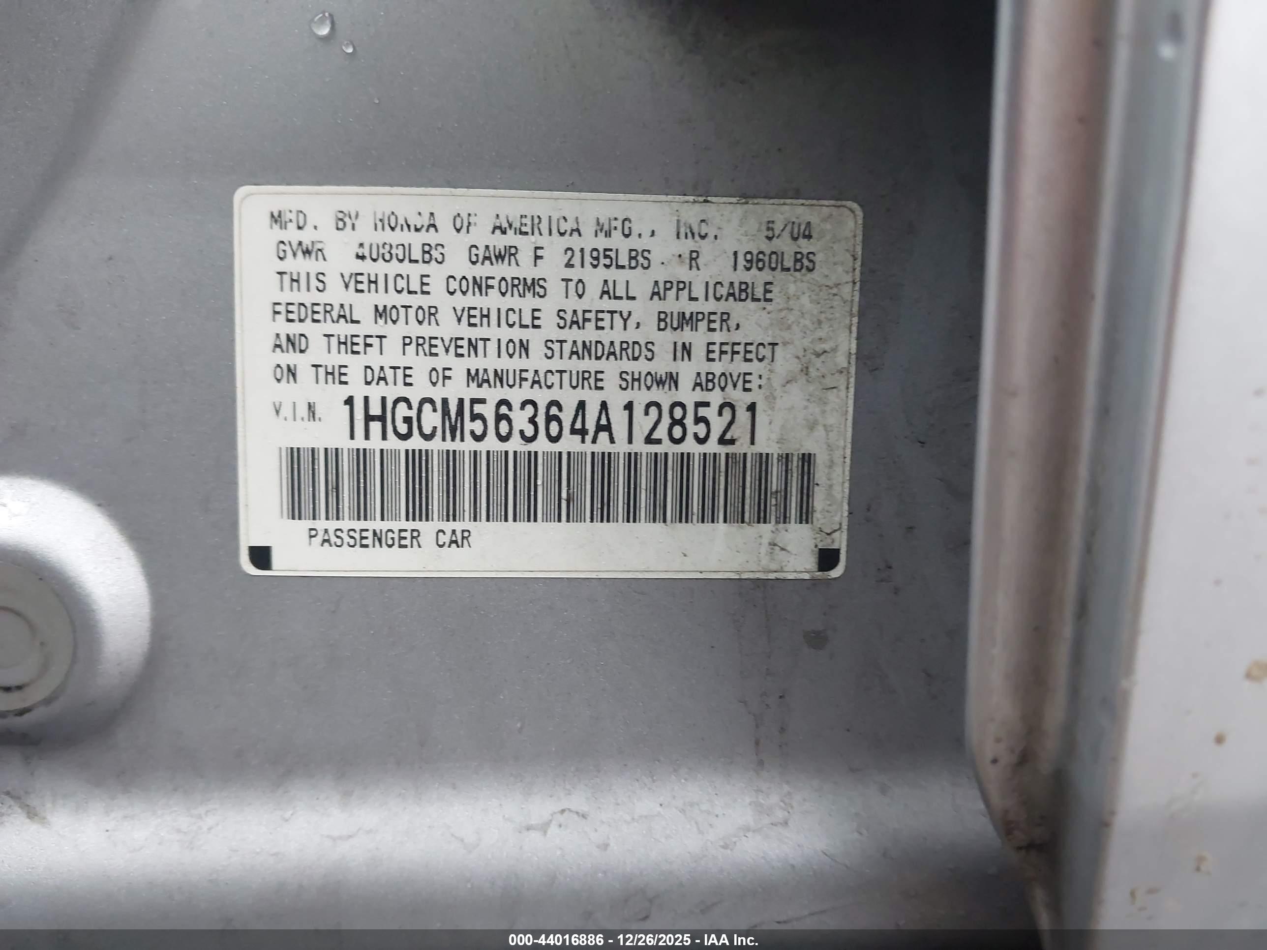 HONDA ACCORD image 9