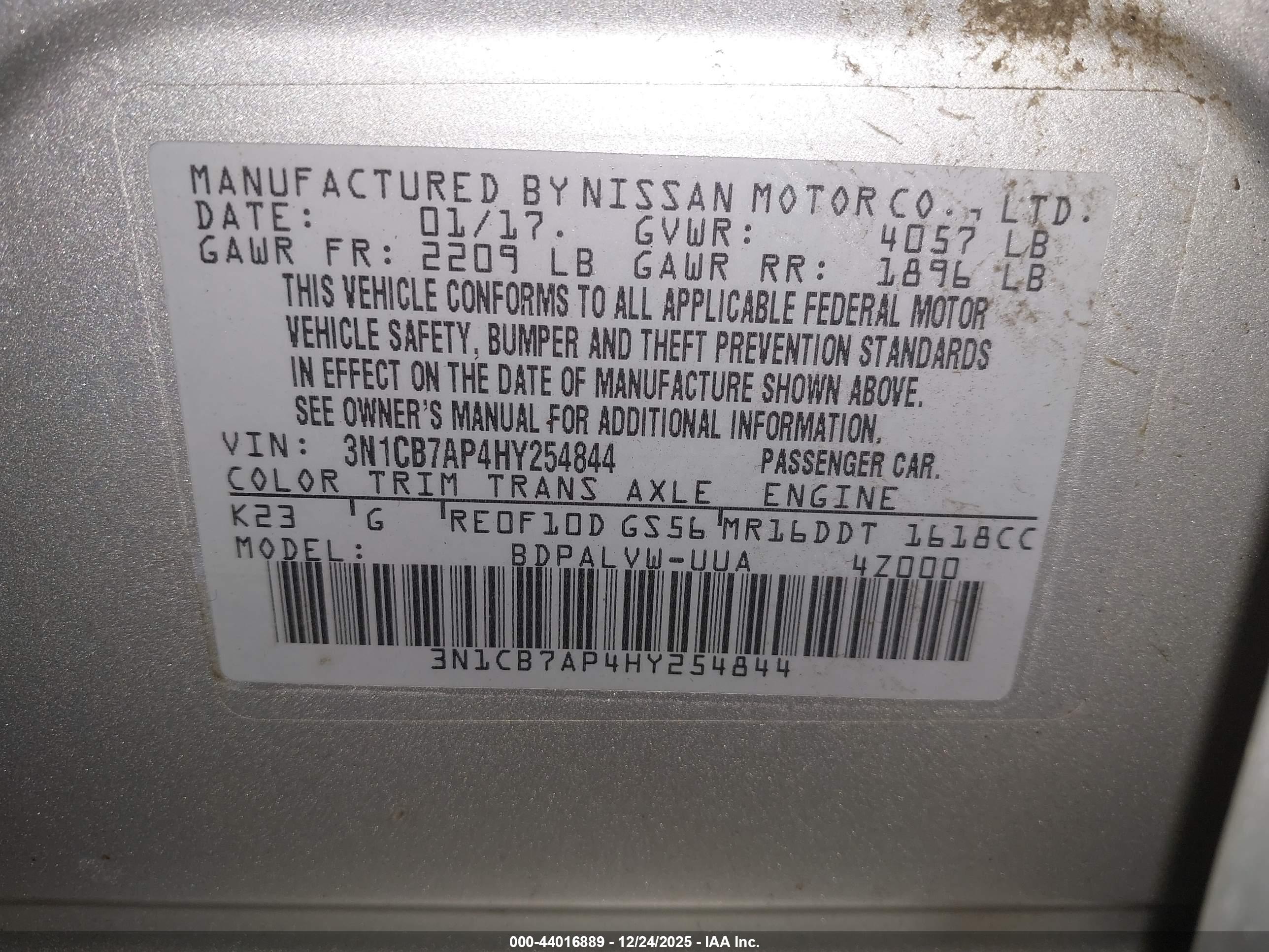 NISSAN SENTRA image 9