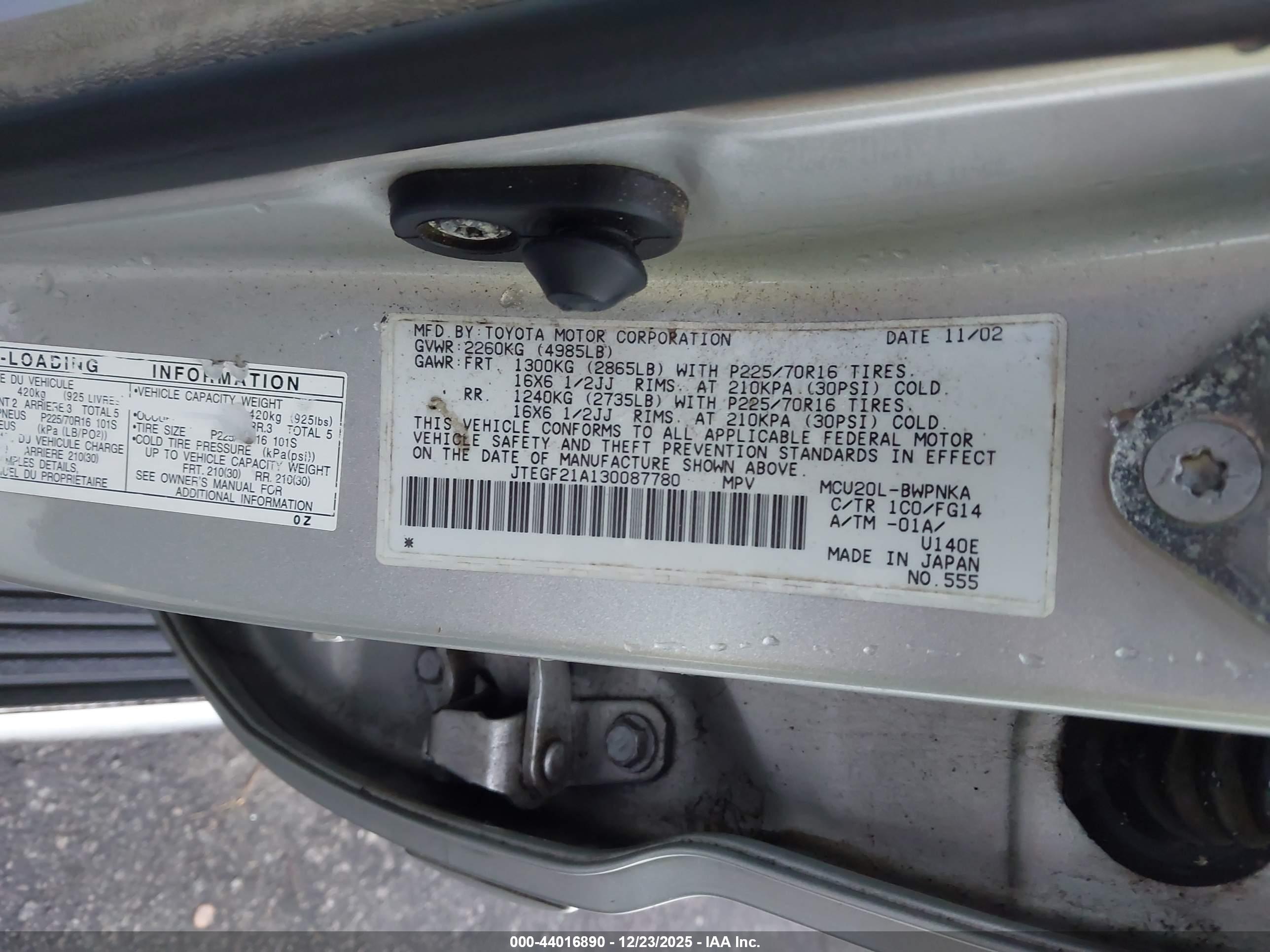 TOYOTA HIGHLANDER image 9