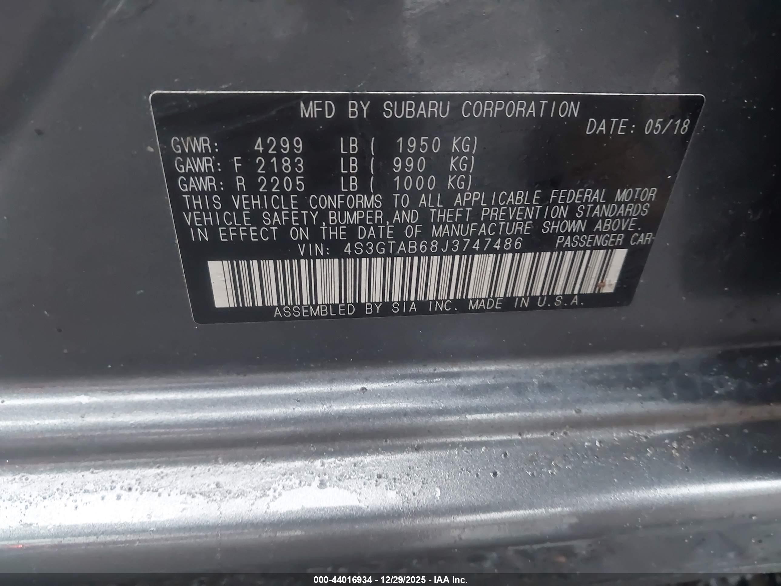 SUBARU IMPREZA image 9