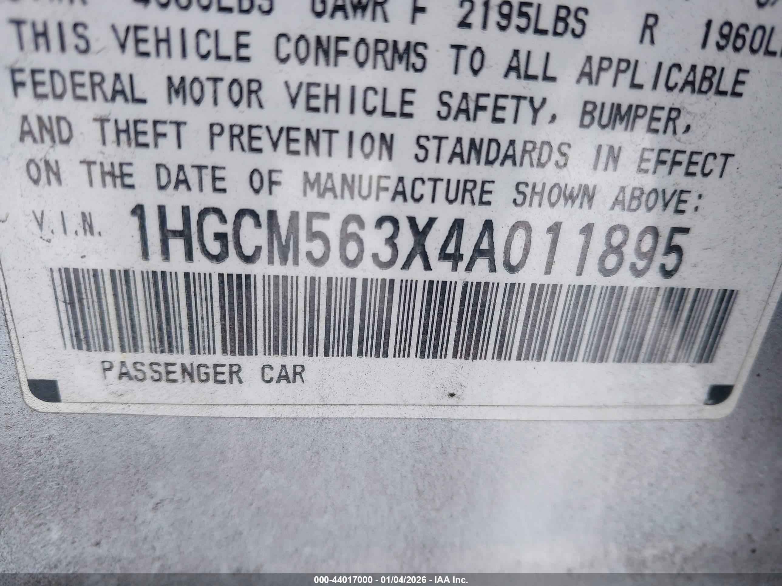HONDA ACCORD image 9