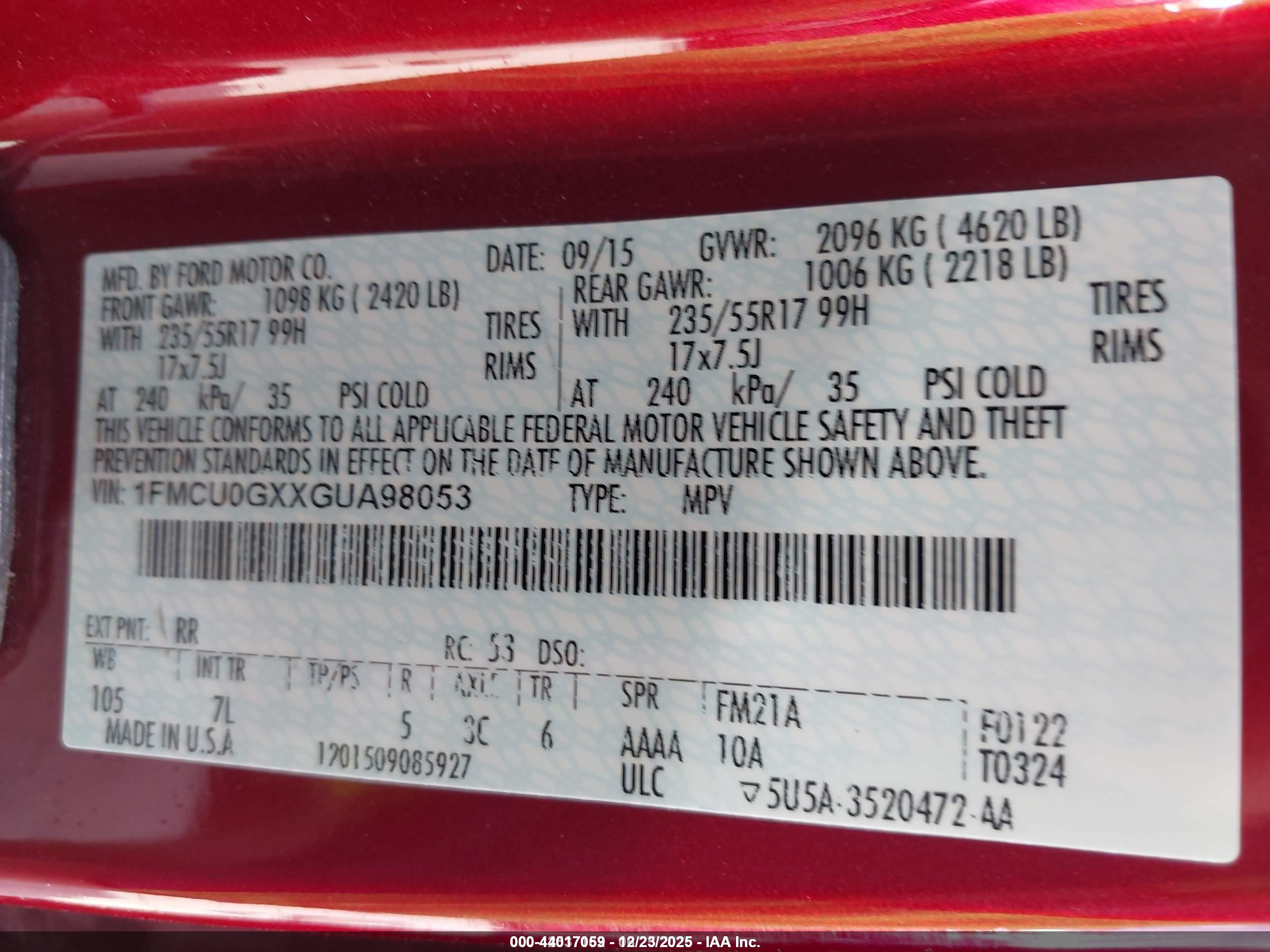 FORD ESCAPE image 9