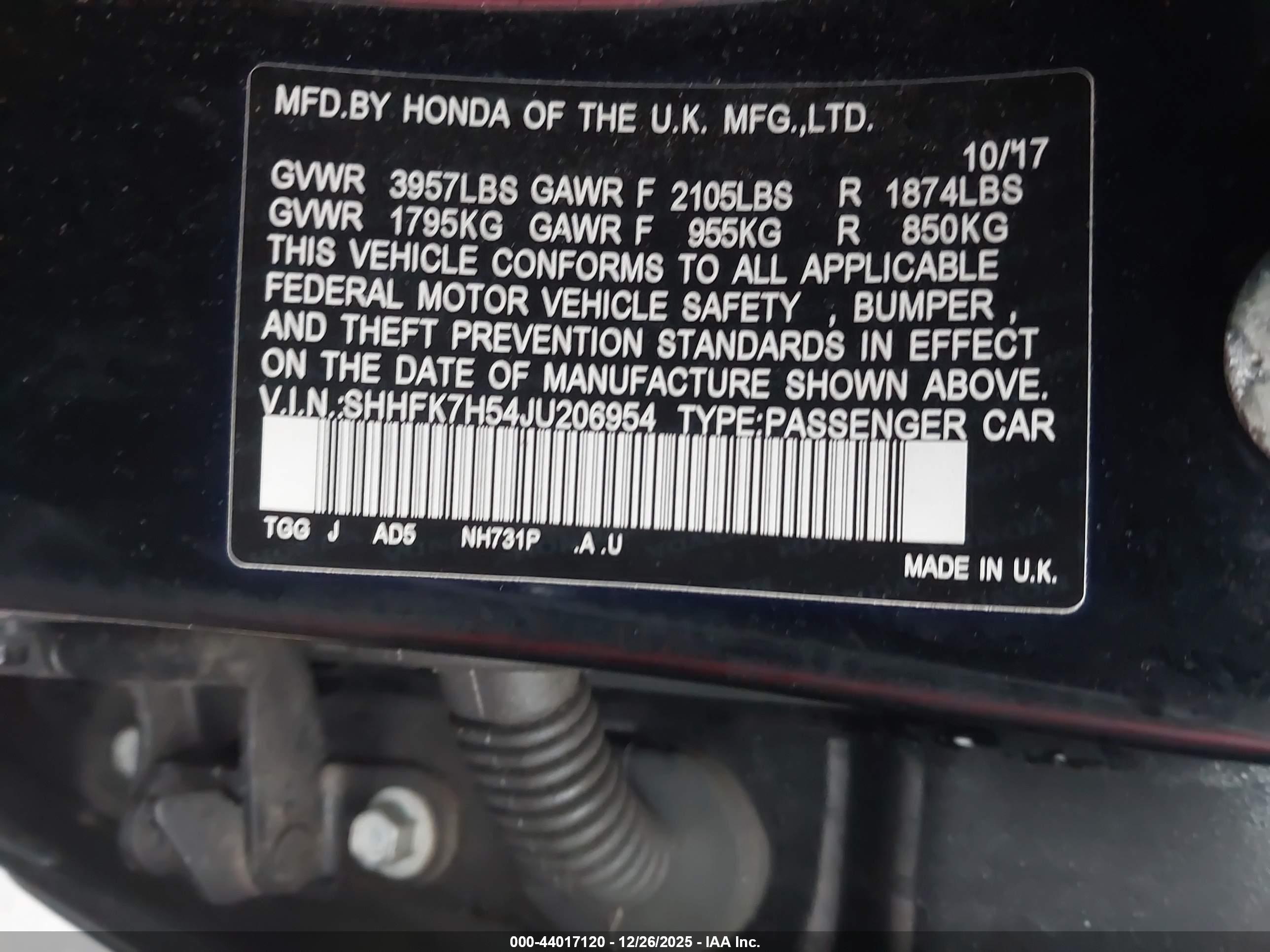 HONDA CIVIC image 9