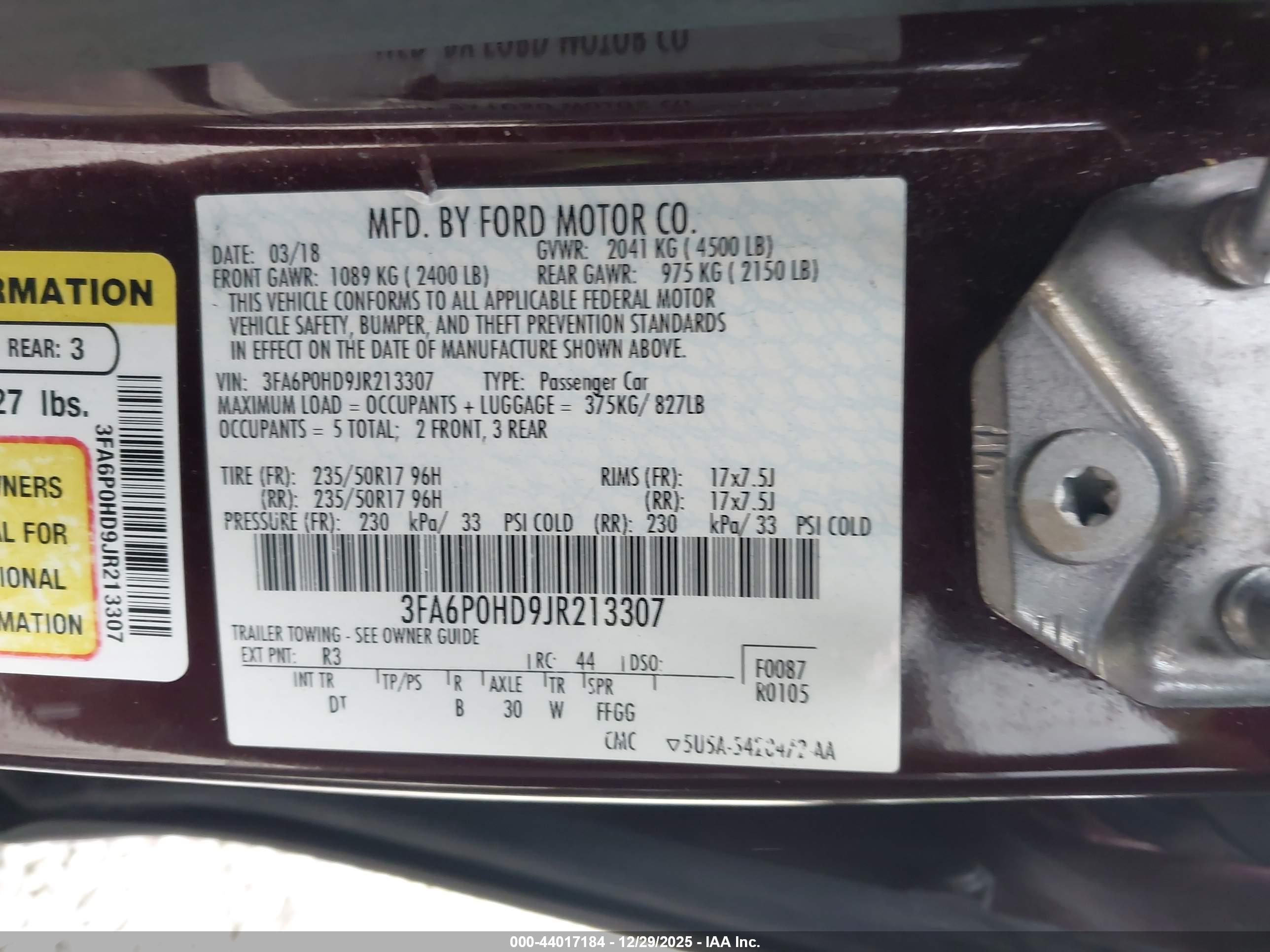 FORD FUSION image 9