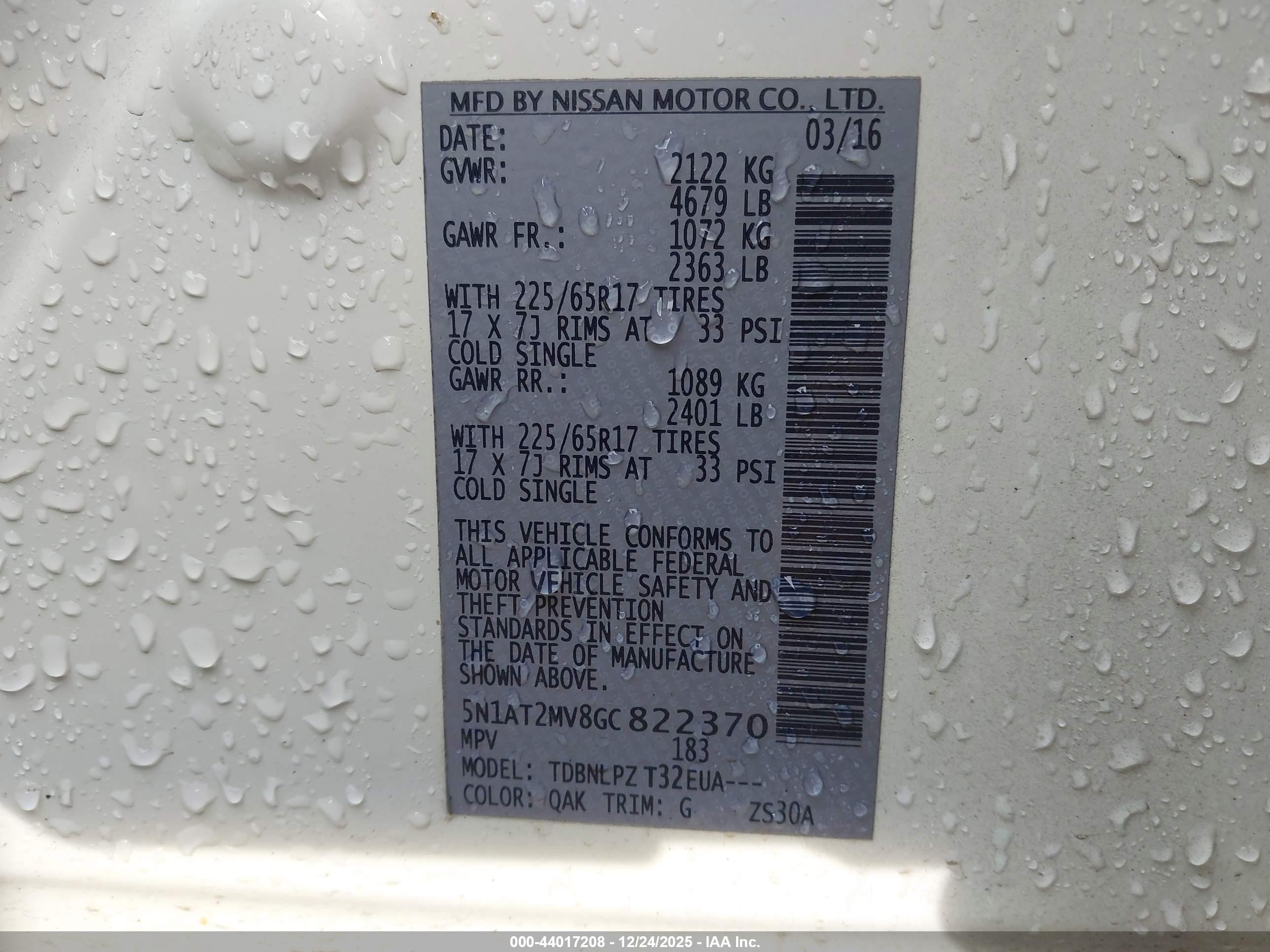 NISSAN ROGUE image 9