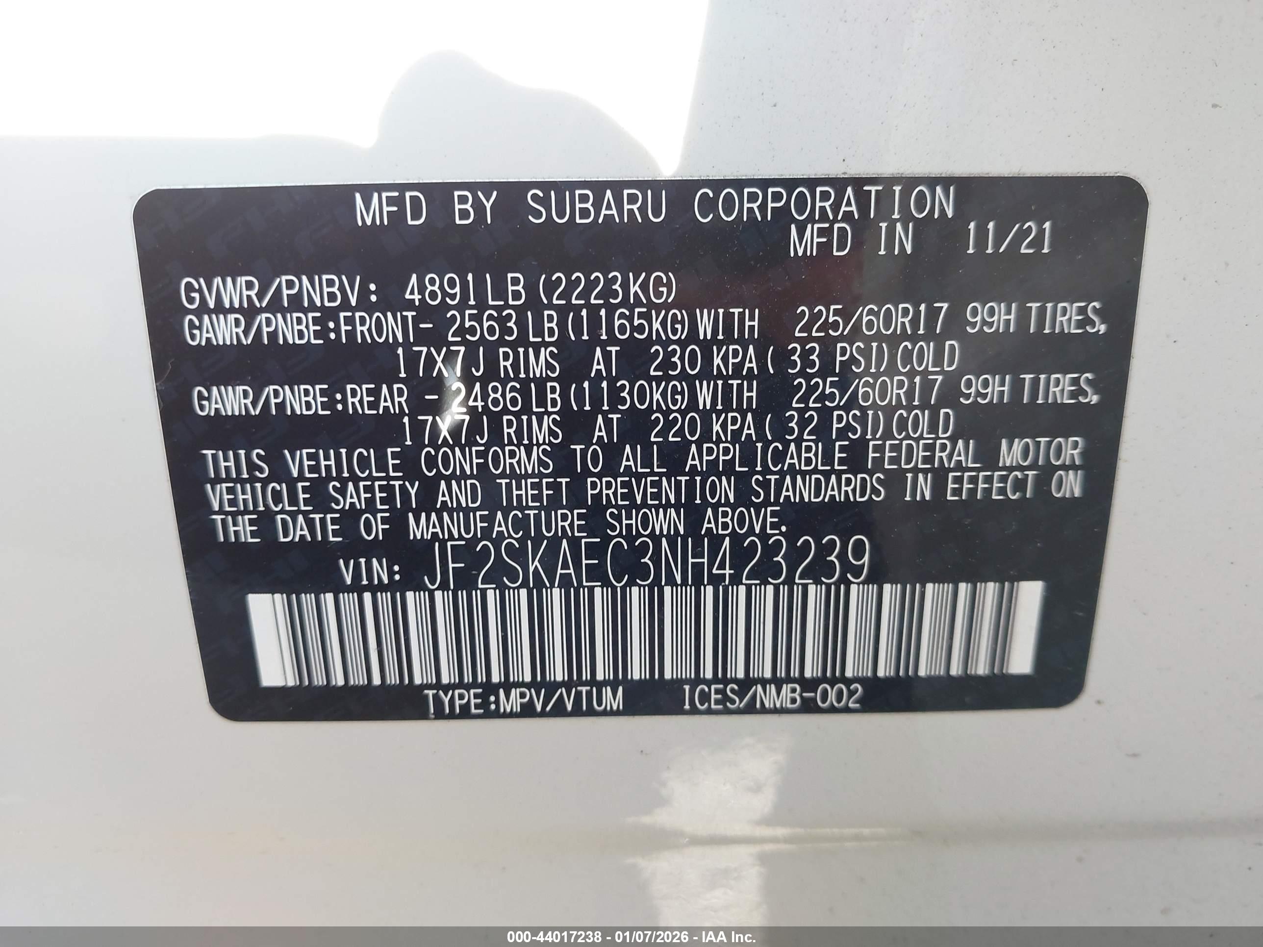SUBARU FORESTER image 9