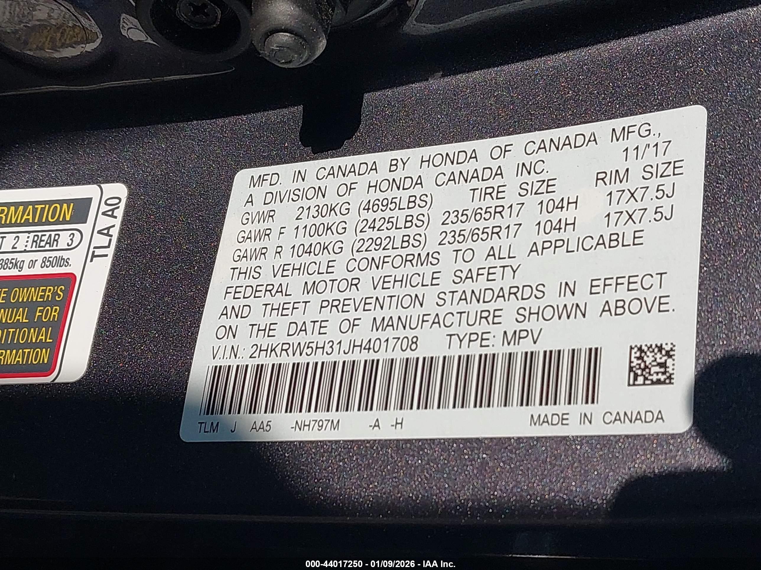 HONDA CR-V image 9