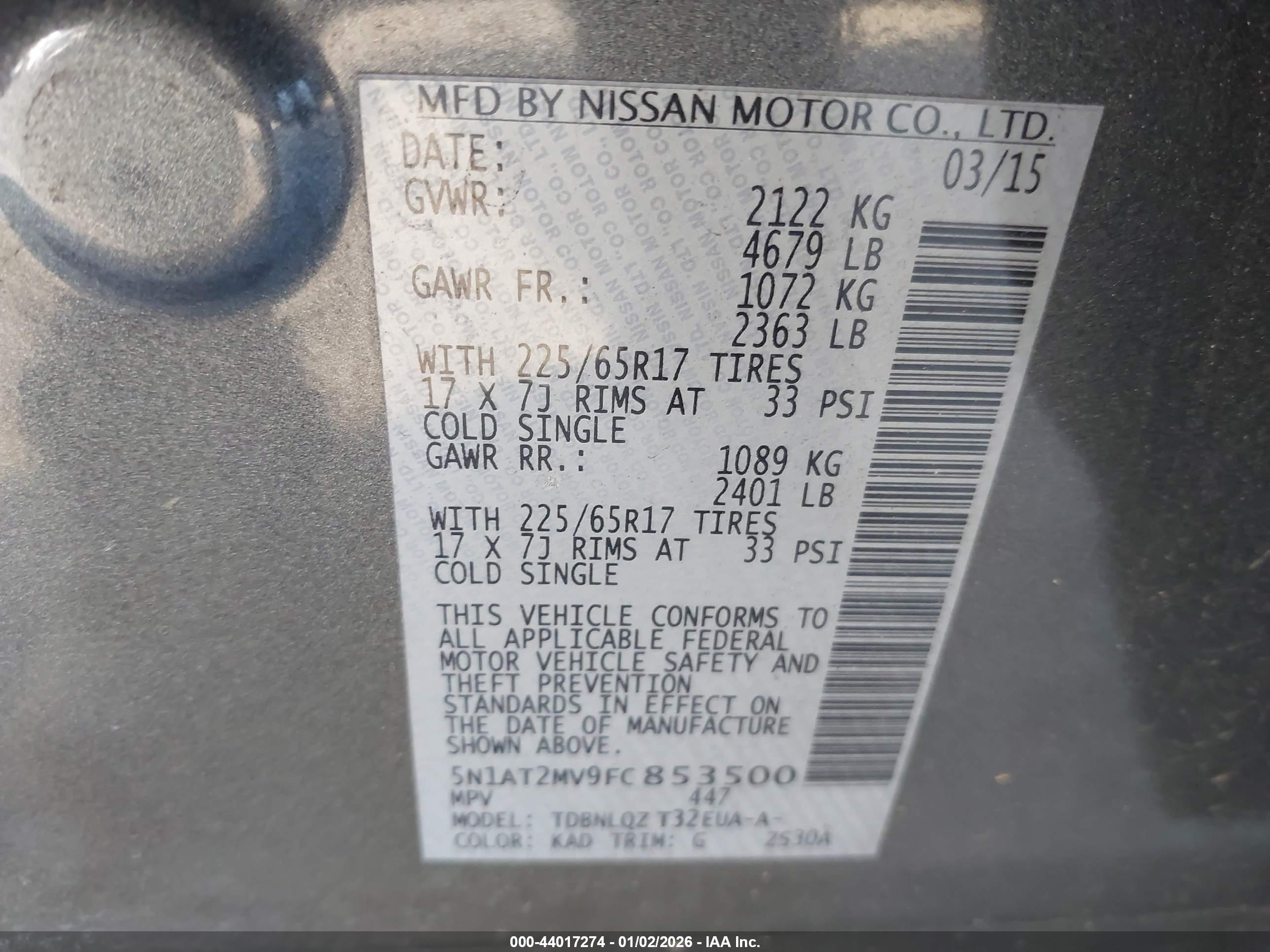 NISSAN ROGUE image 9