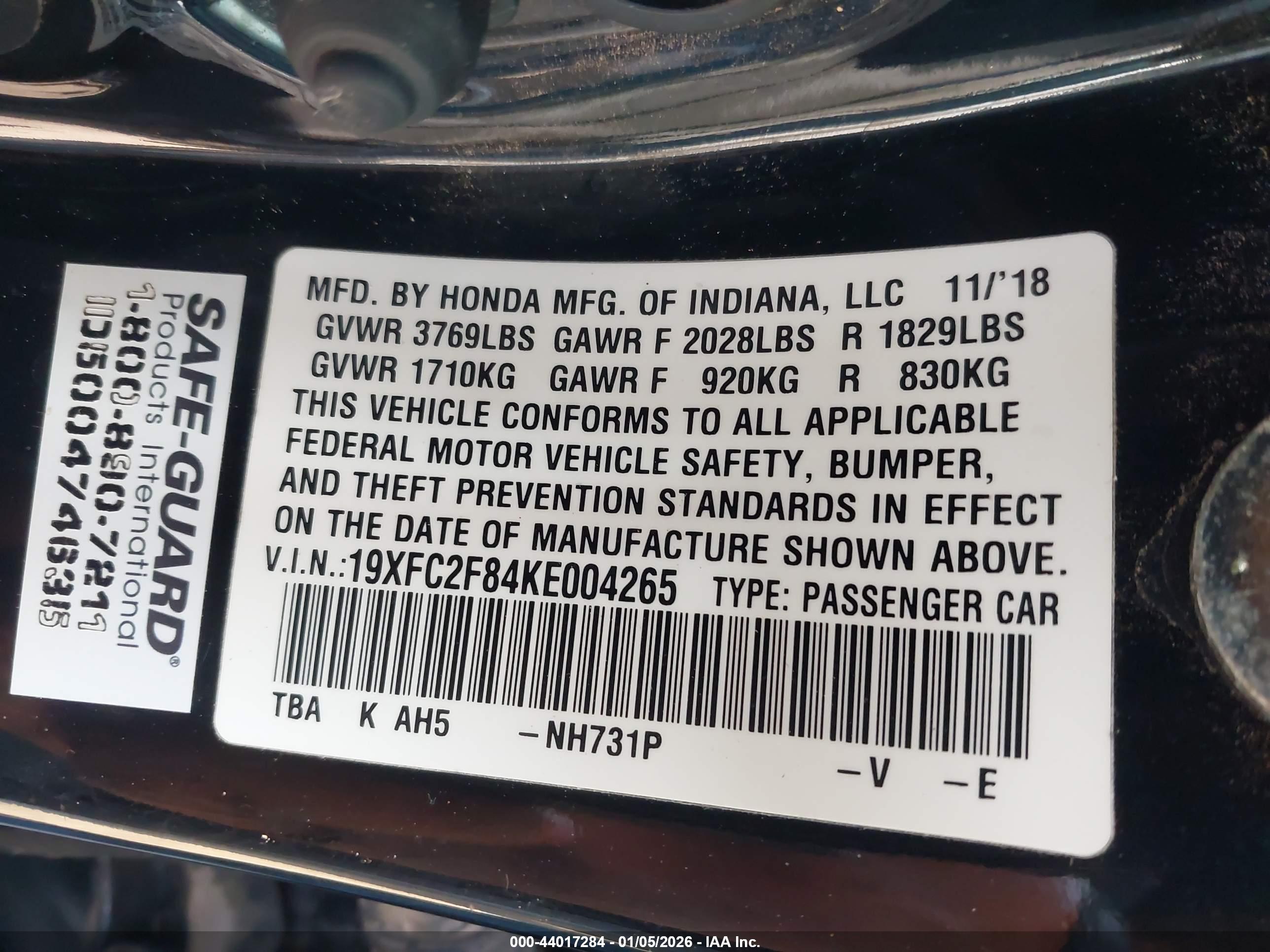 HONDA CIVIC image 9