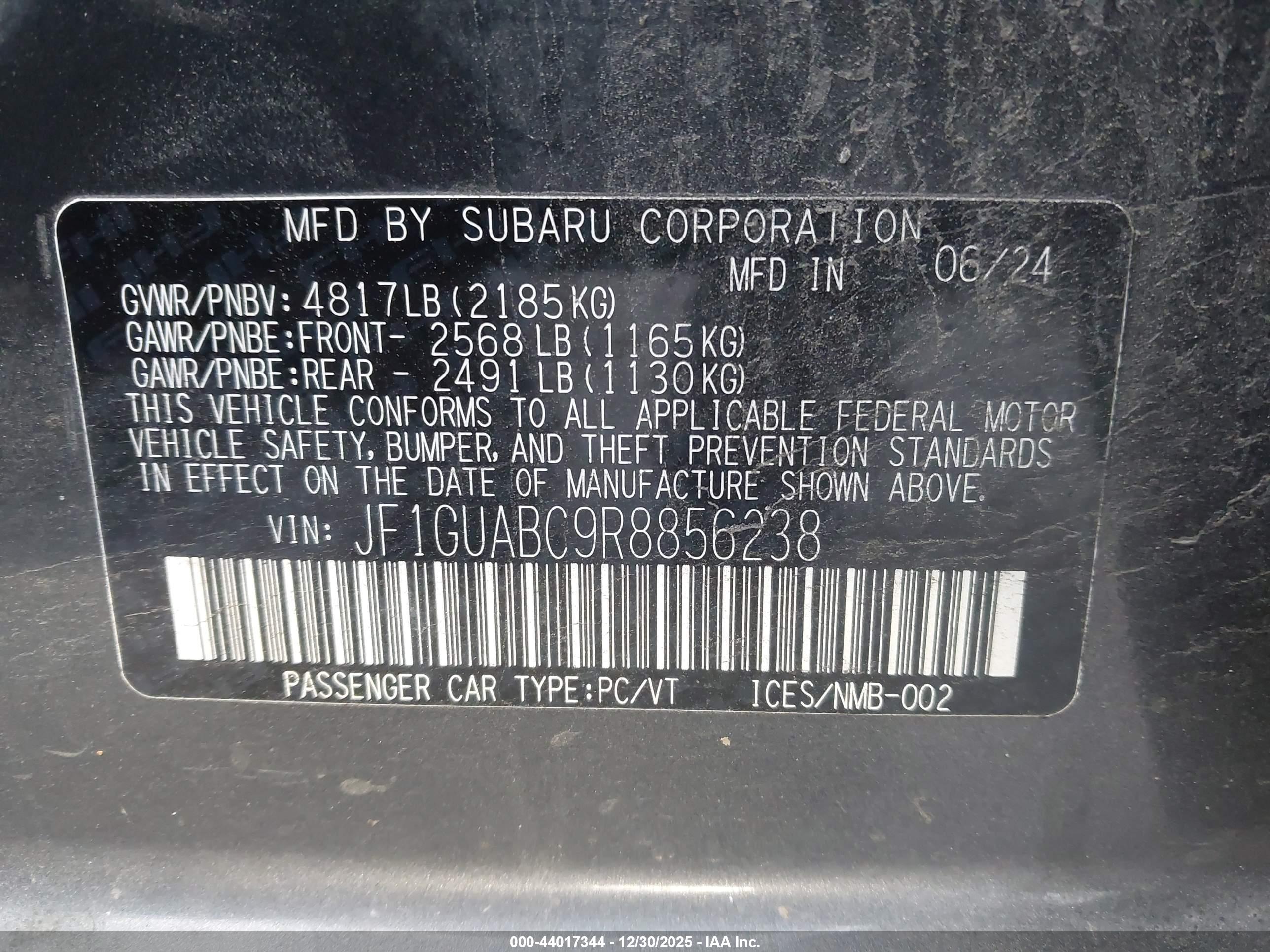 SUBARU IMPREZA image 9