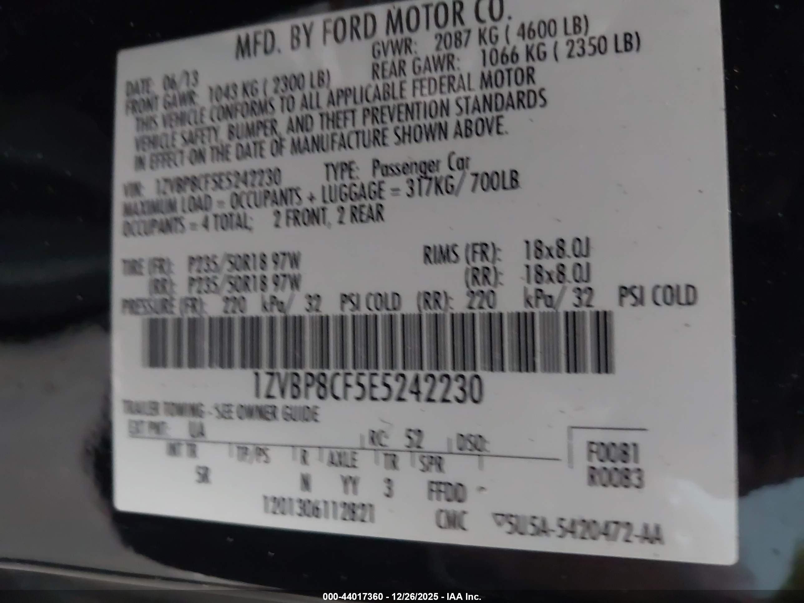 FORD MUSTANG image 9
