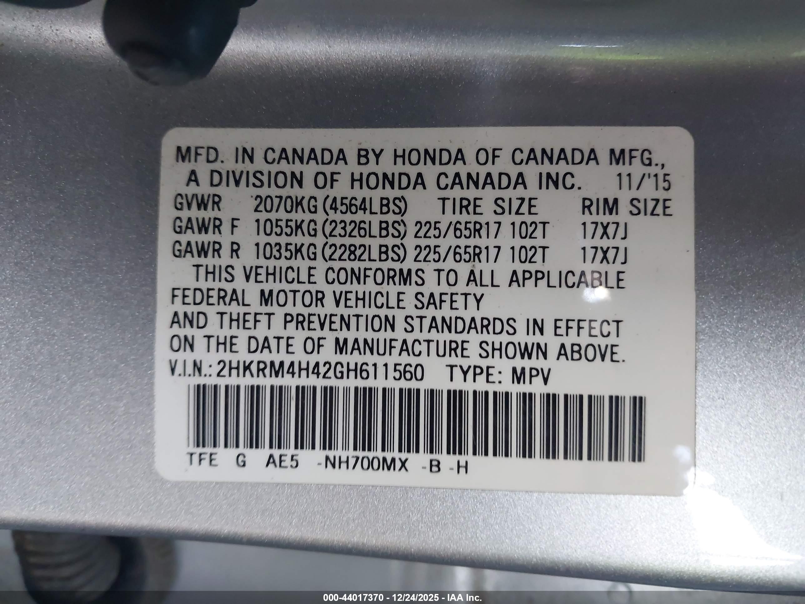 HONDA CR-V image 9
