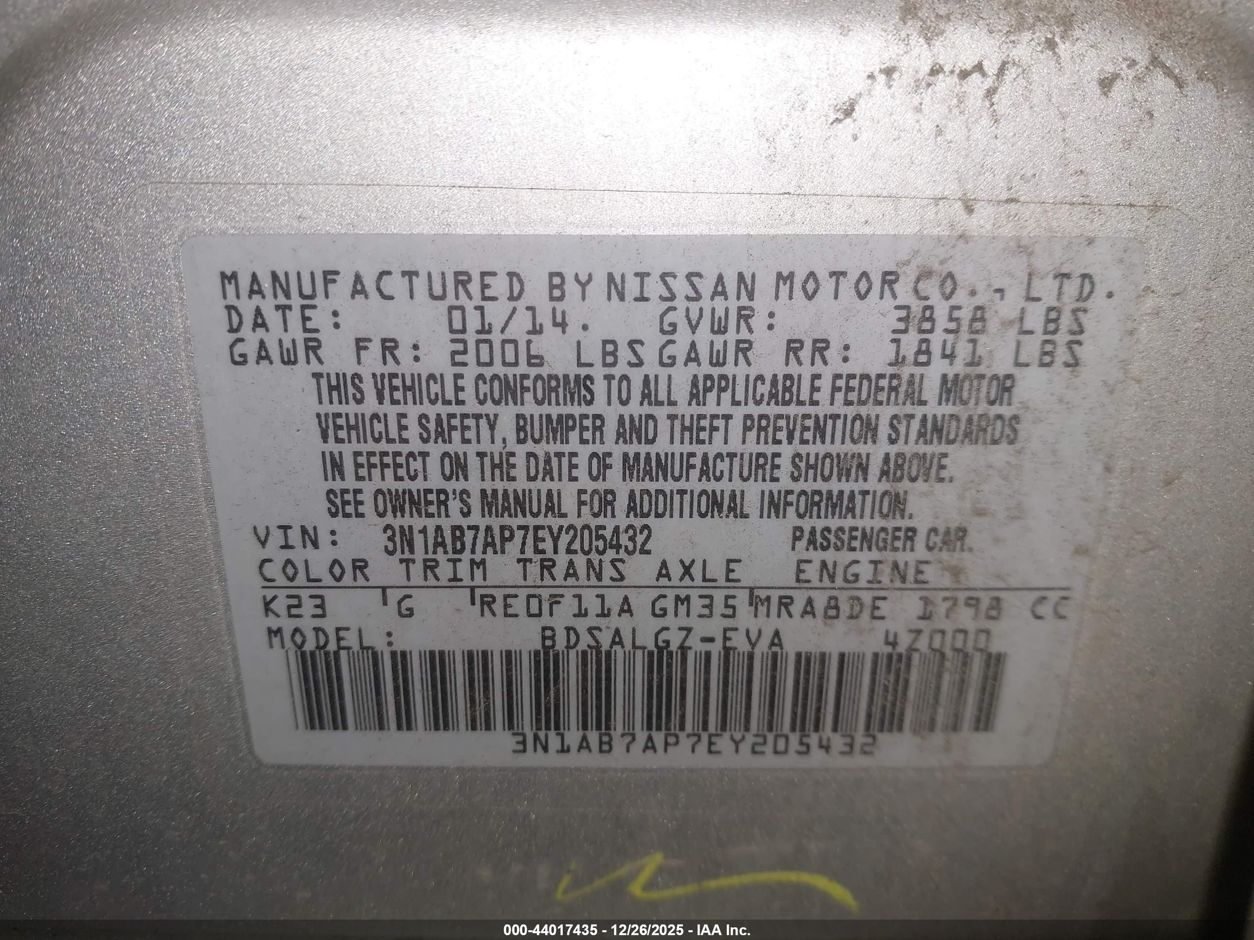 NISSAN SENTRA image 9